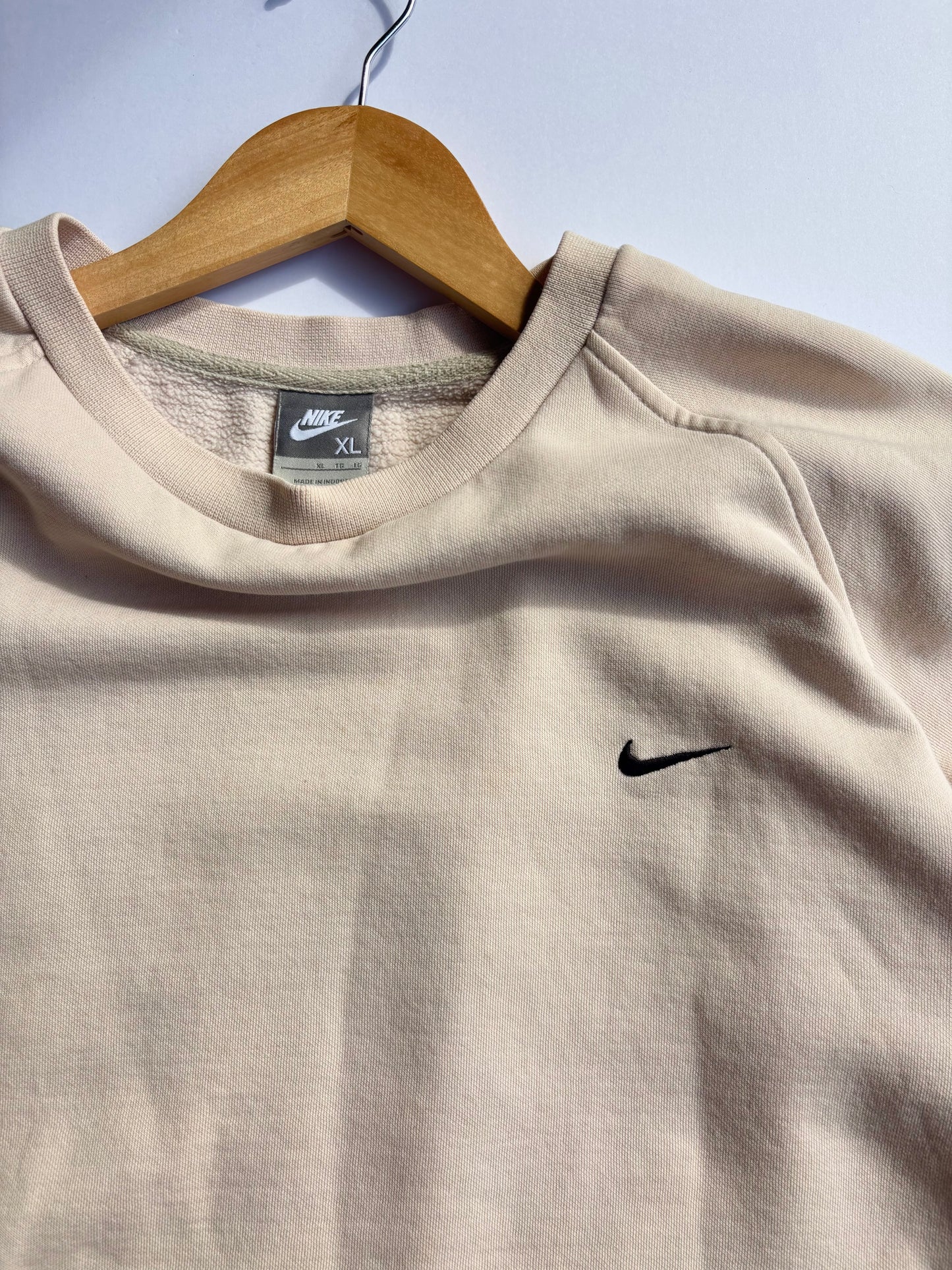 Vintage Nike Cream Crewneck (XL)