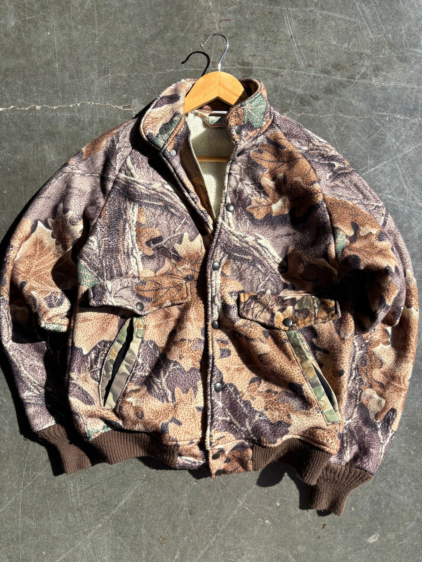 Vintage Camo Fleece Jacket (M)
