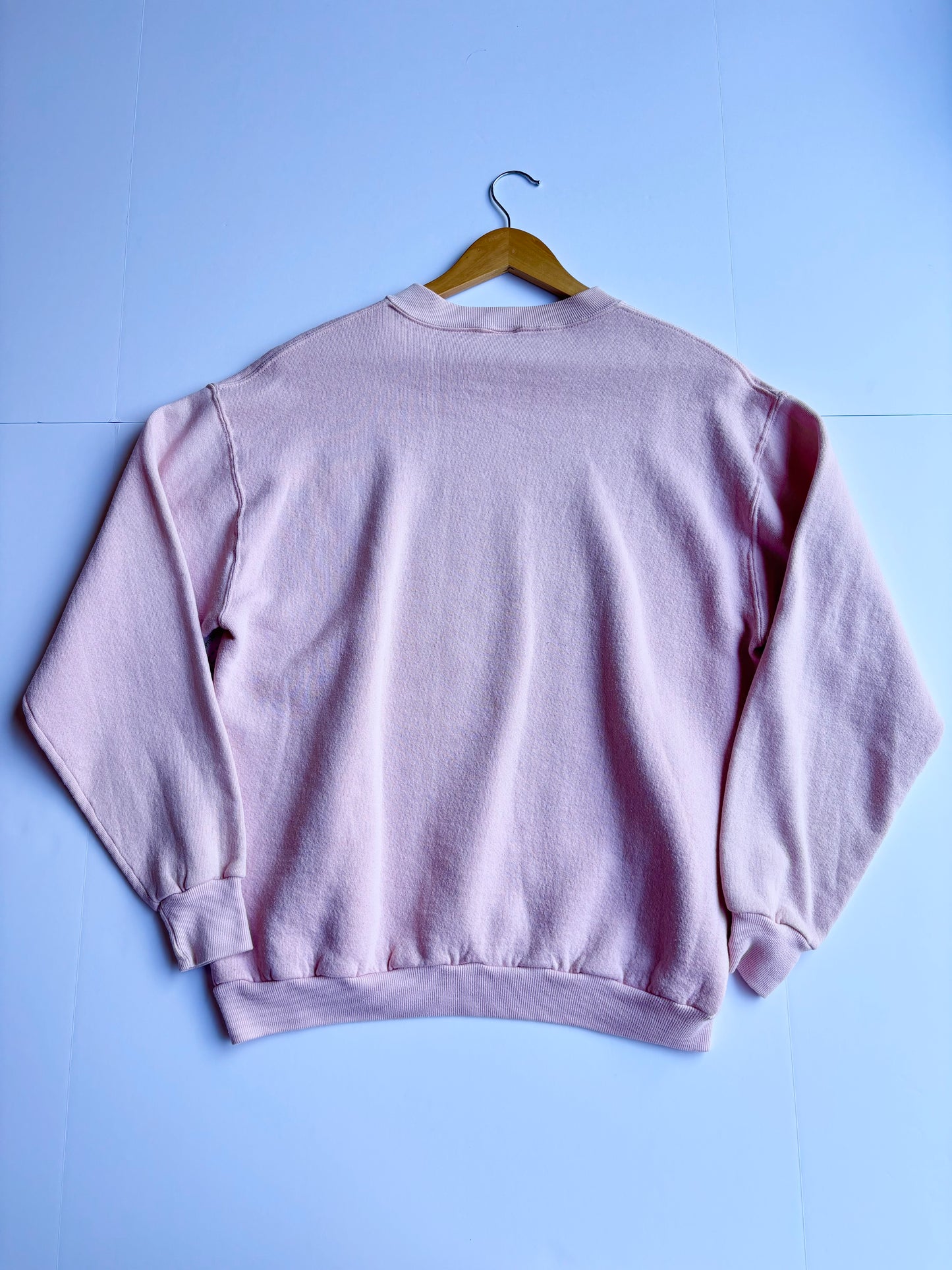 Vintage Russell Pink Bear Crewneck (L)