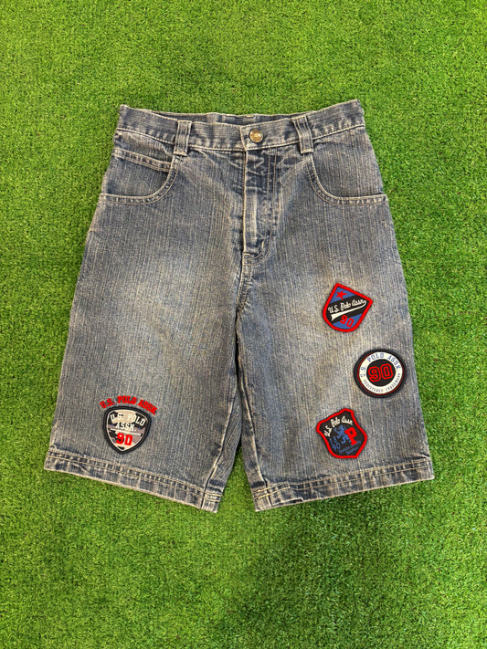 Kids Vintage Polo Patchwork Shorts (5T)