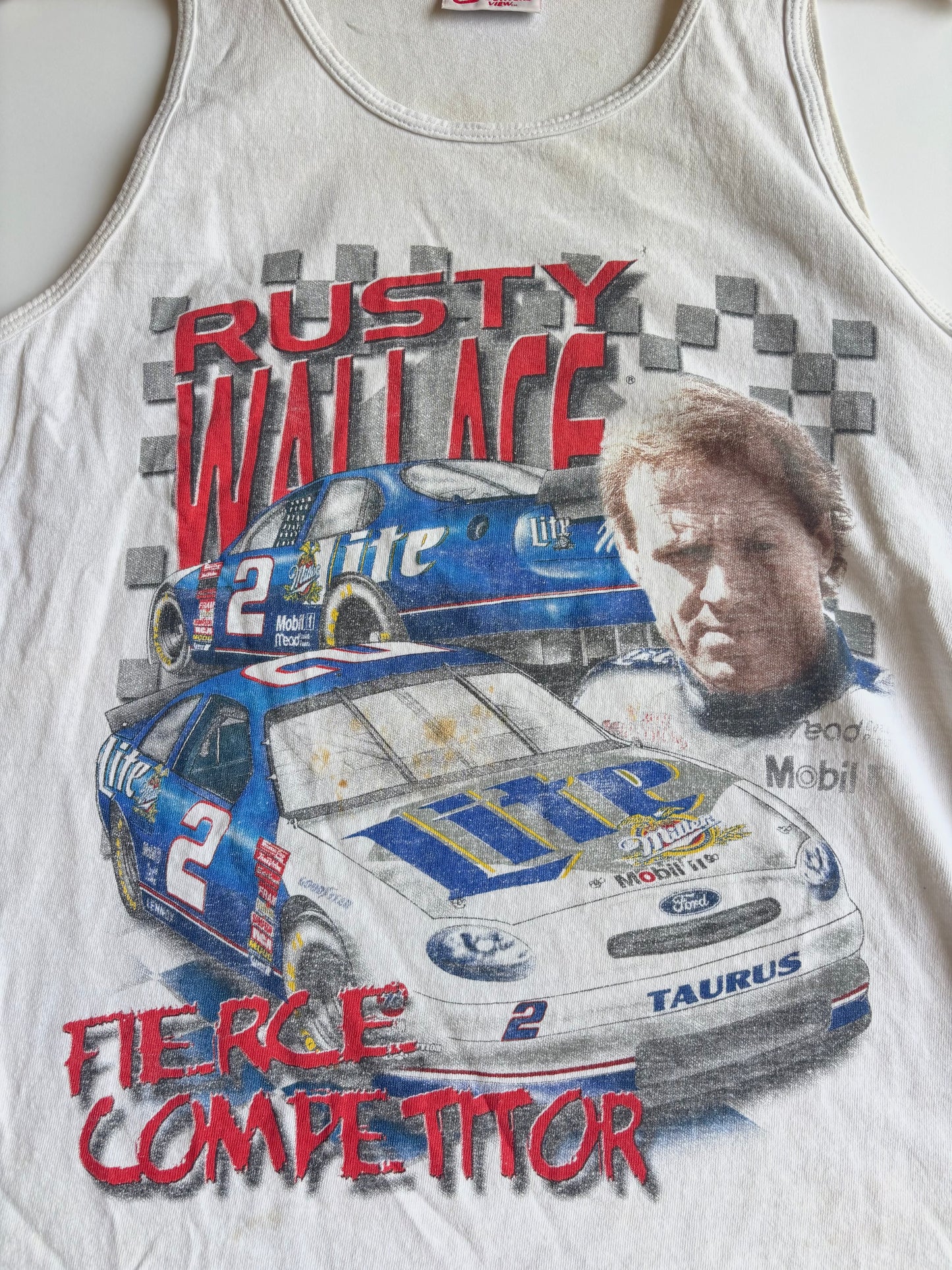 Vintage Nascar Miller Lite Tank (L)