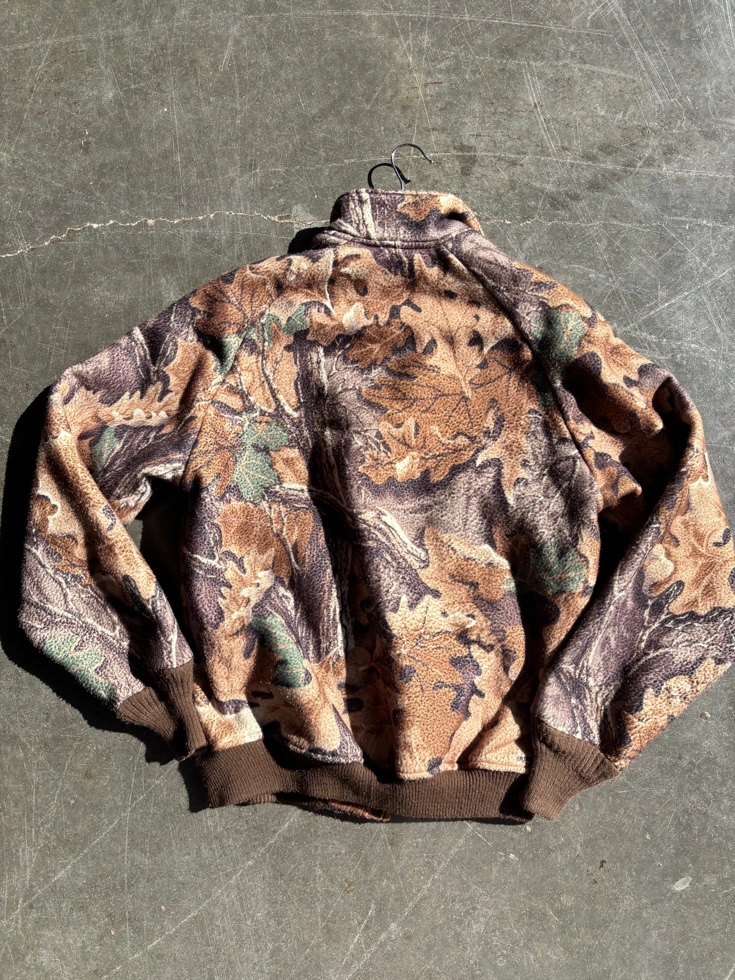 Vintage Camo Fleece Jacket (M)