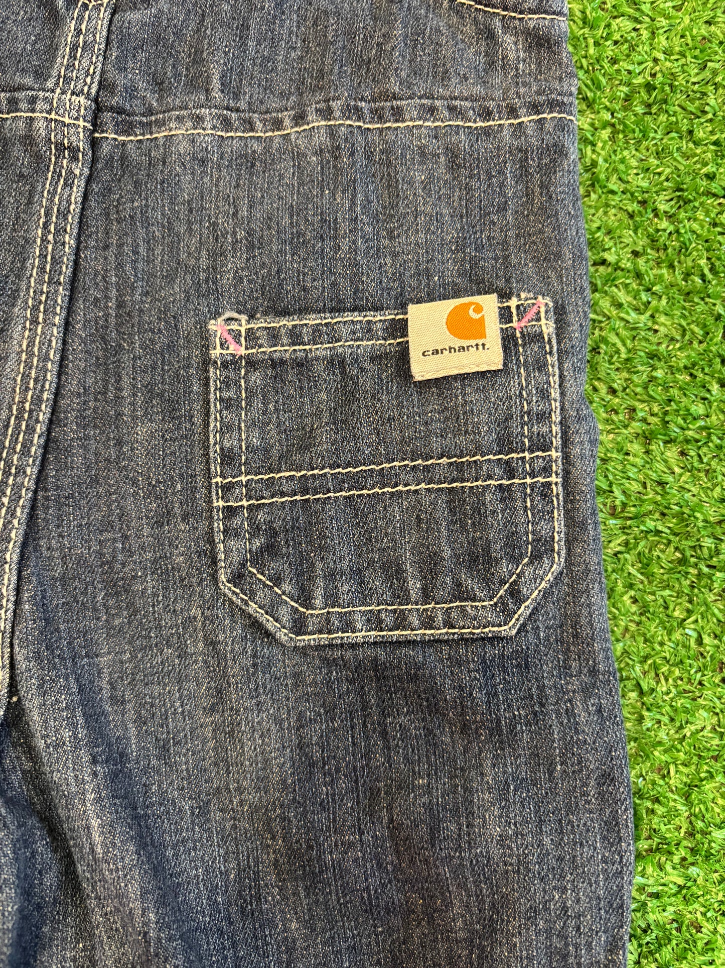 Kids Carhartt Floral Overalls (9MO)