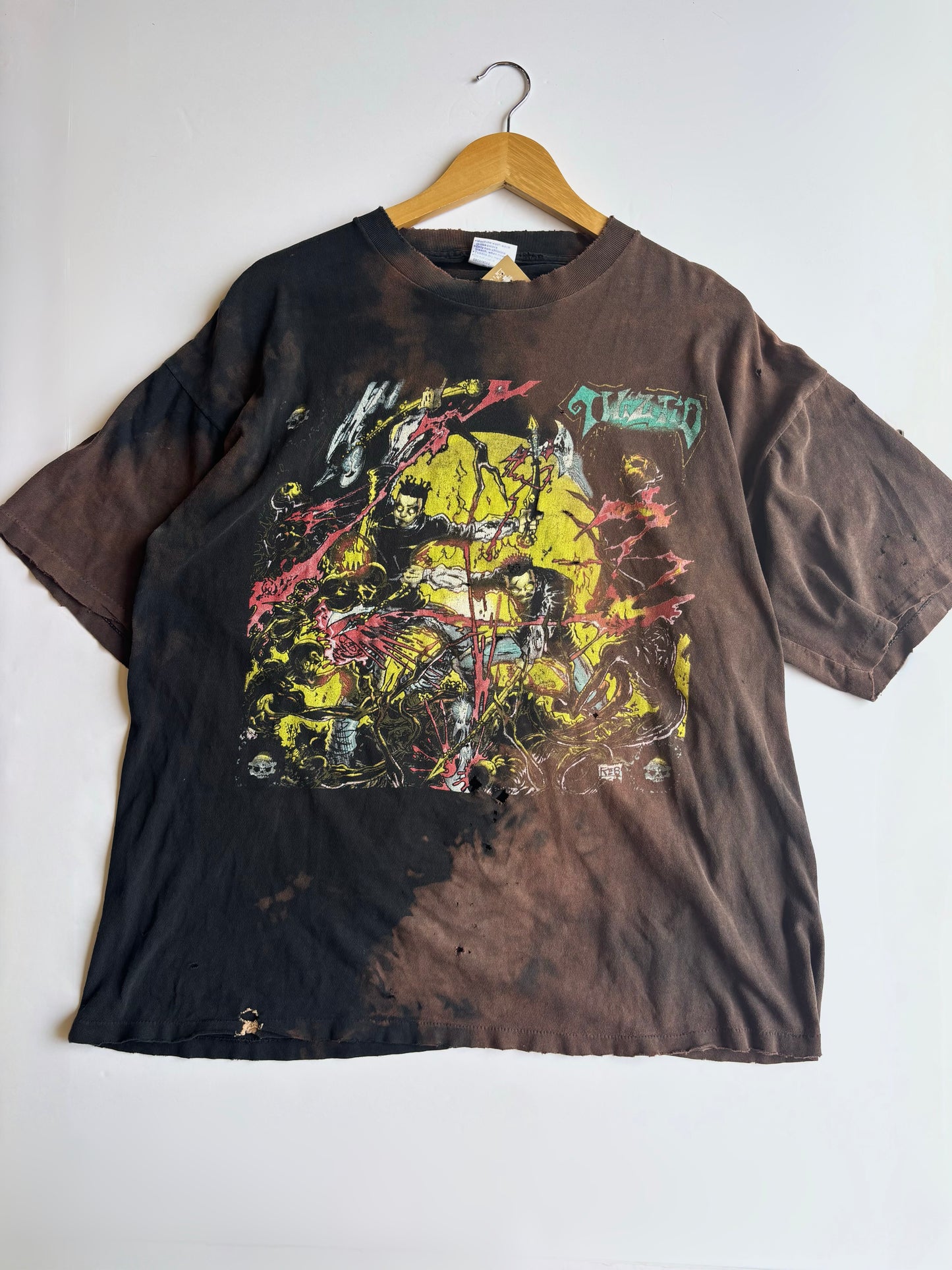 Vintage 90’s Mostasteless Twisted Band Tee (L)