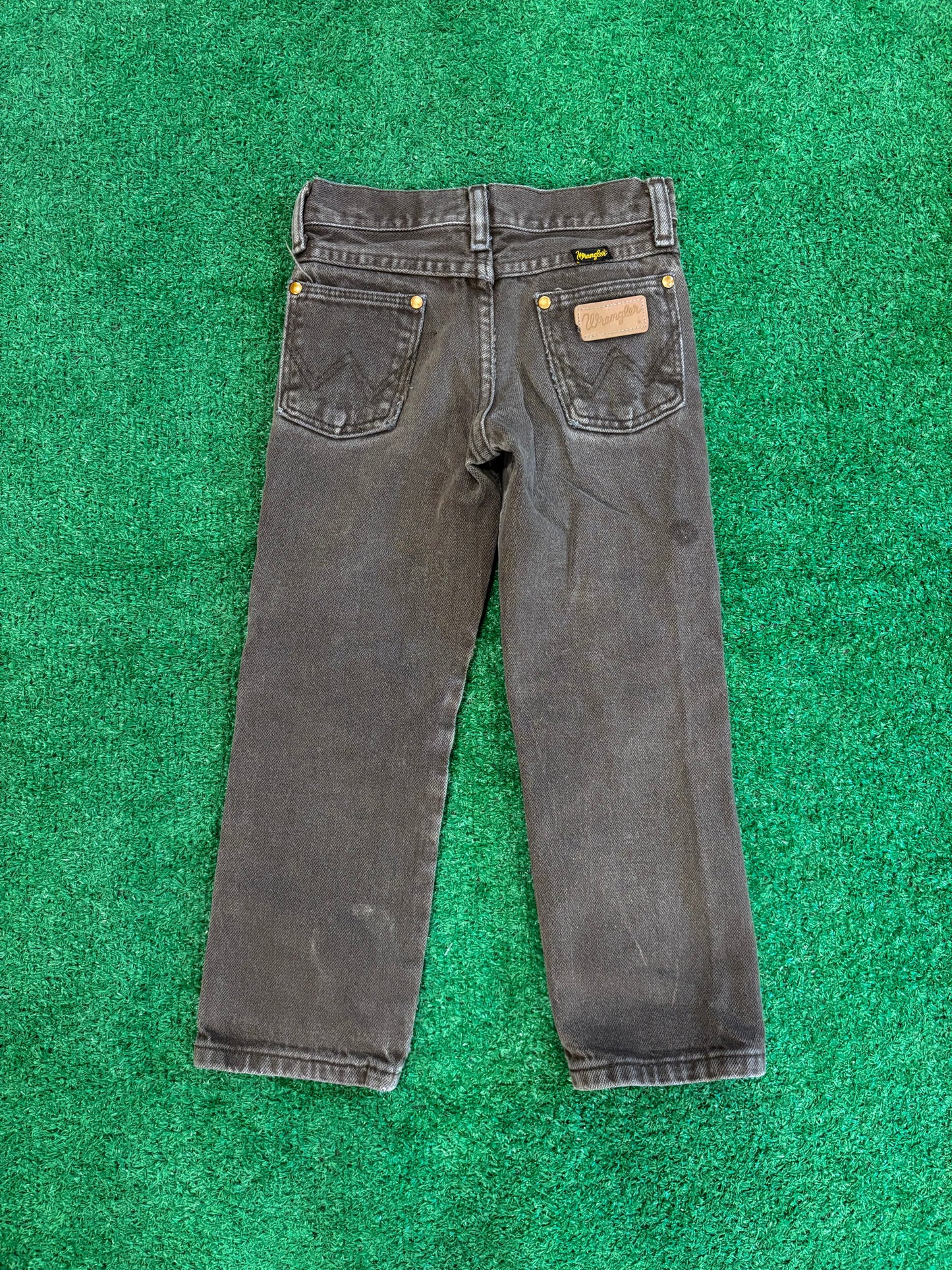 Kids Vintage Wrangler Brown Denim (5T)