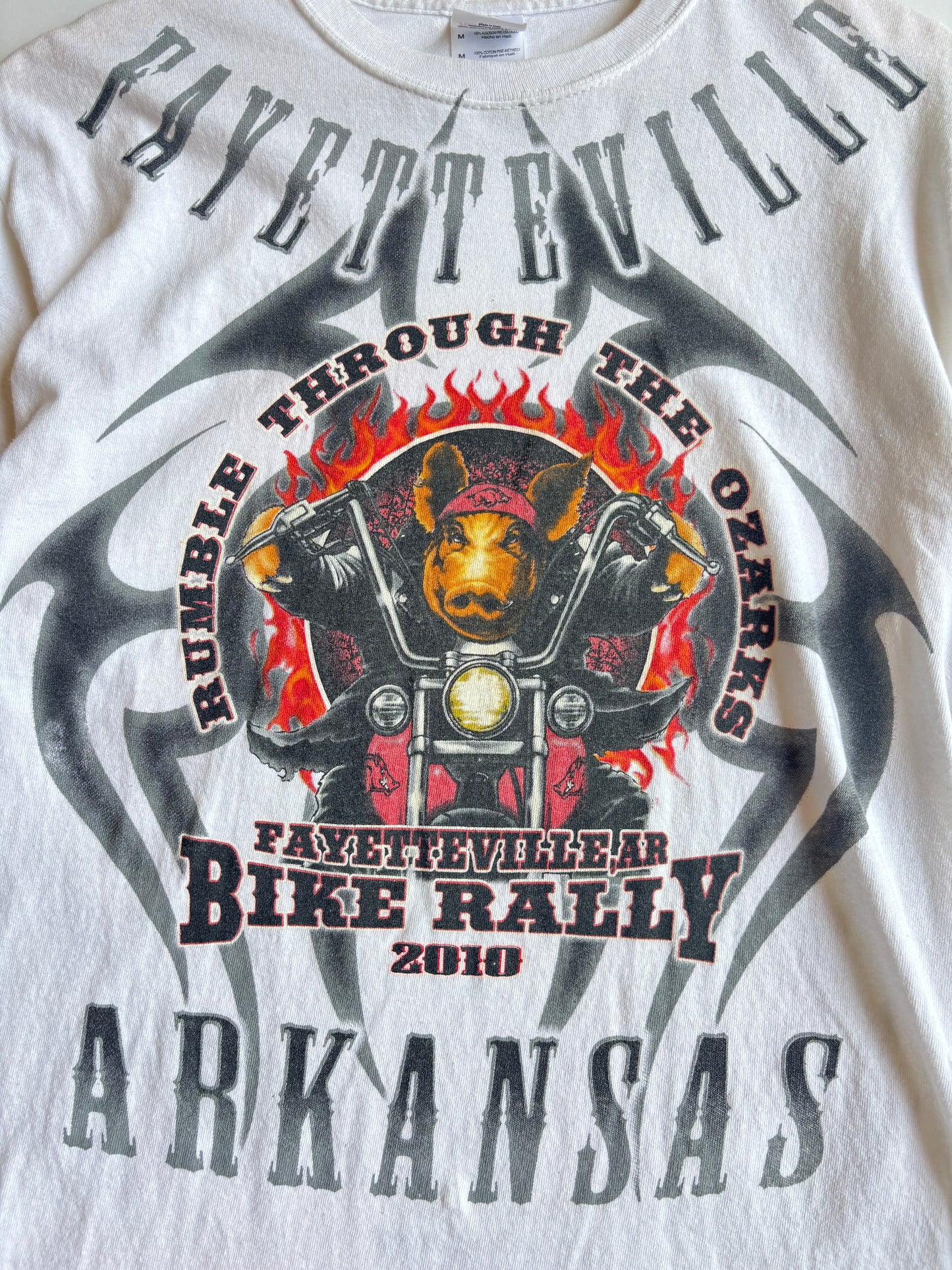 Vintage Fayetteville AR Bike Rally Tee (M)