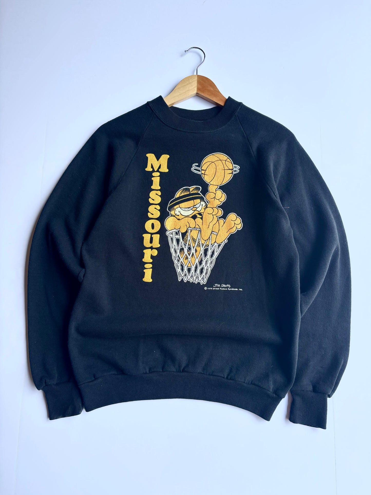 Vintage 1978 Missouri Garfield Crewneck (M)