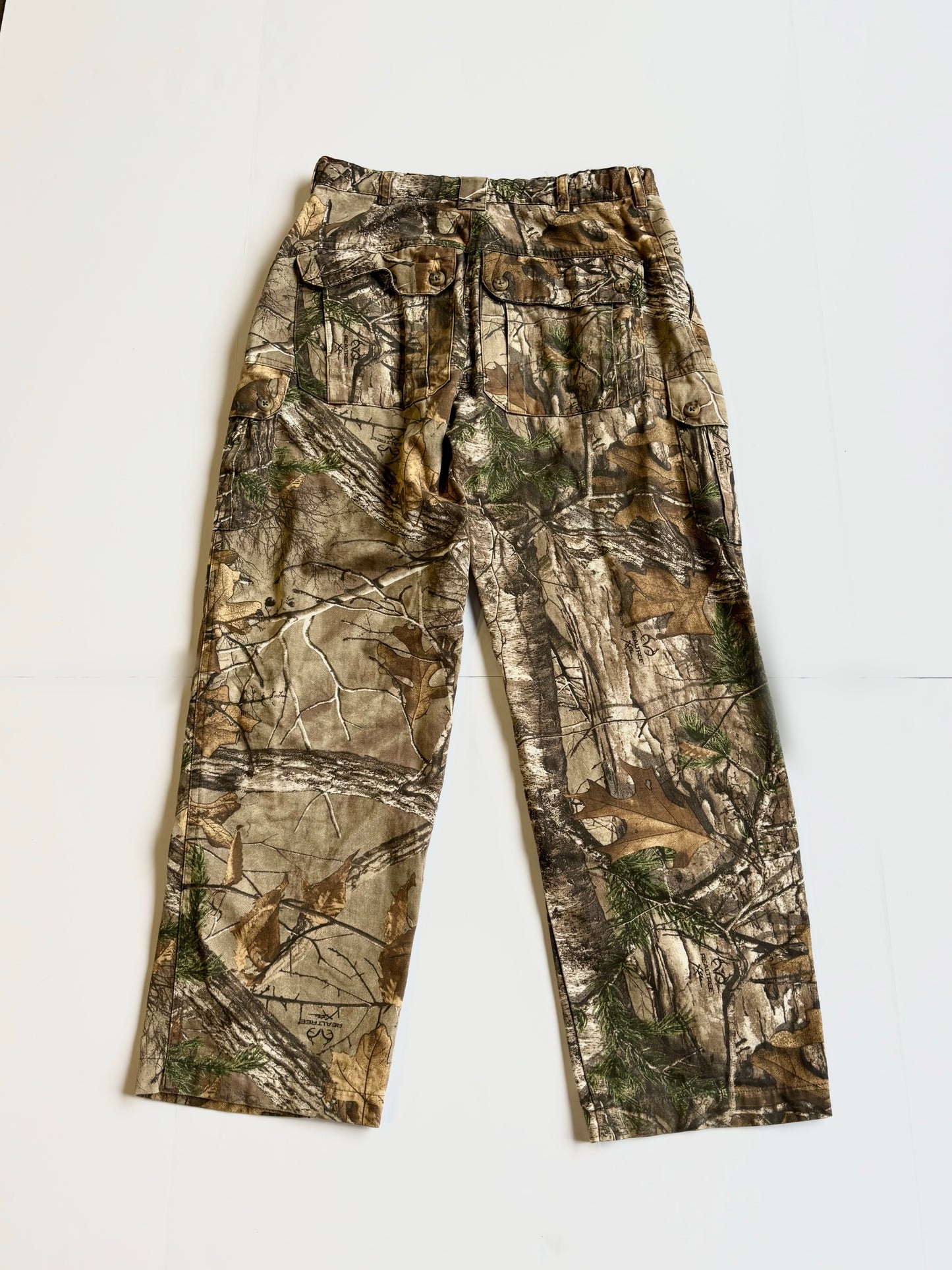 Vintage Camo Cargo Pants (27”x30”)