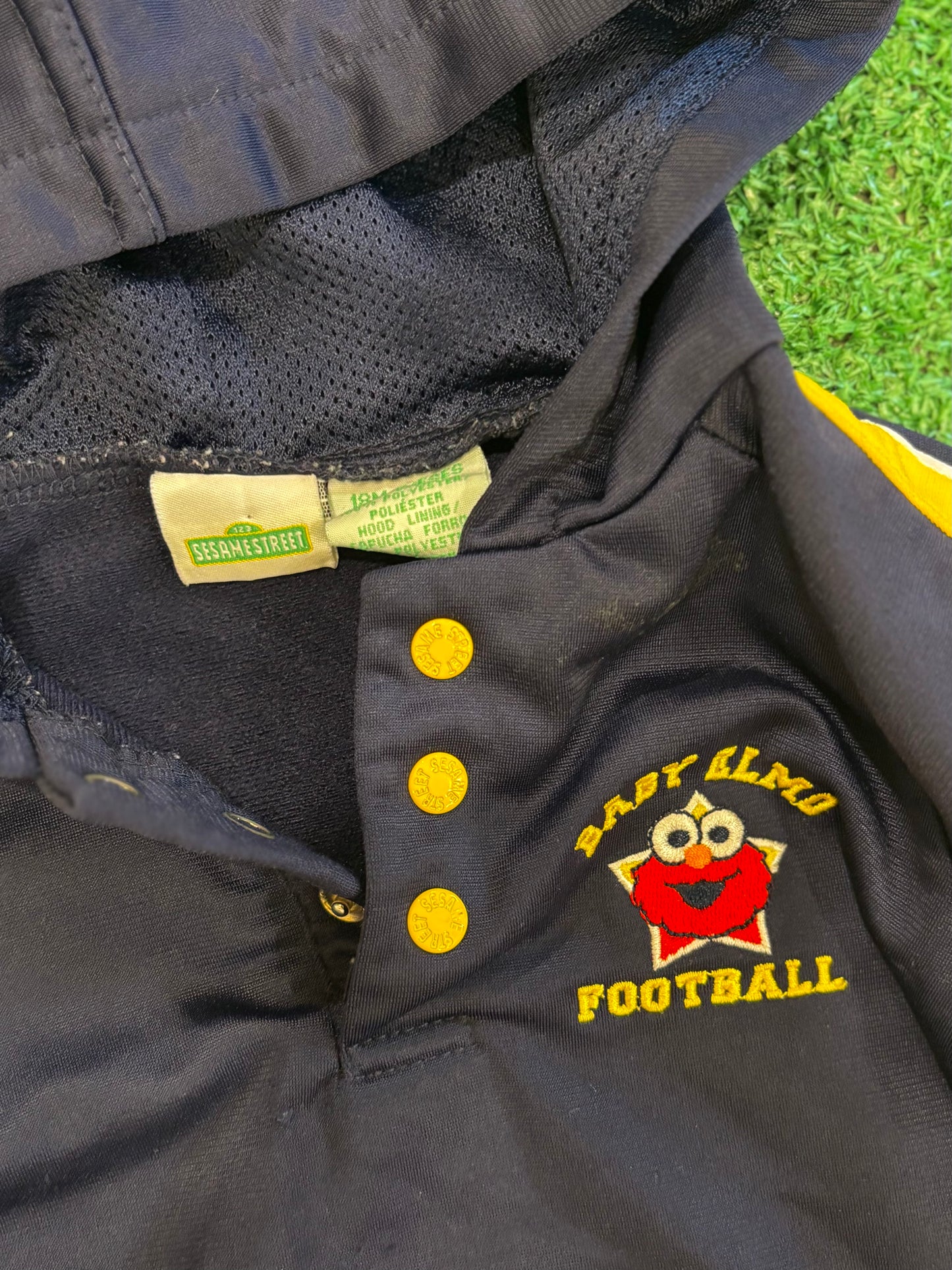 Kids Vintage Elmo Football Hoodie (18MO)