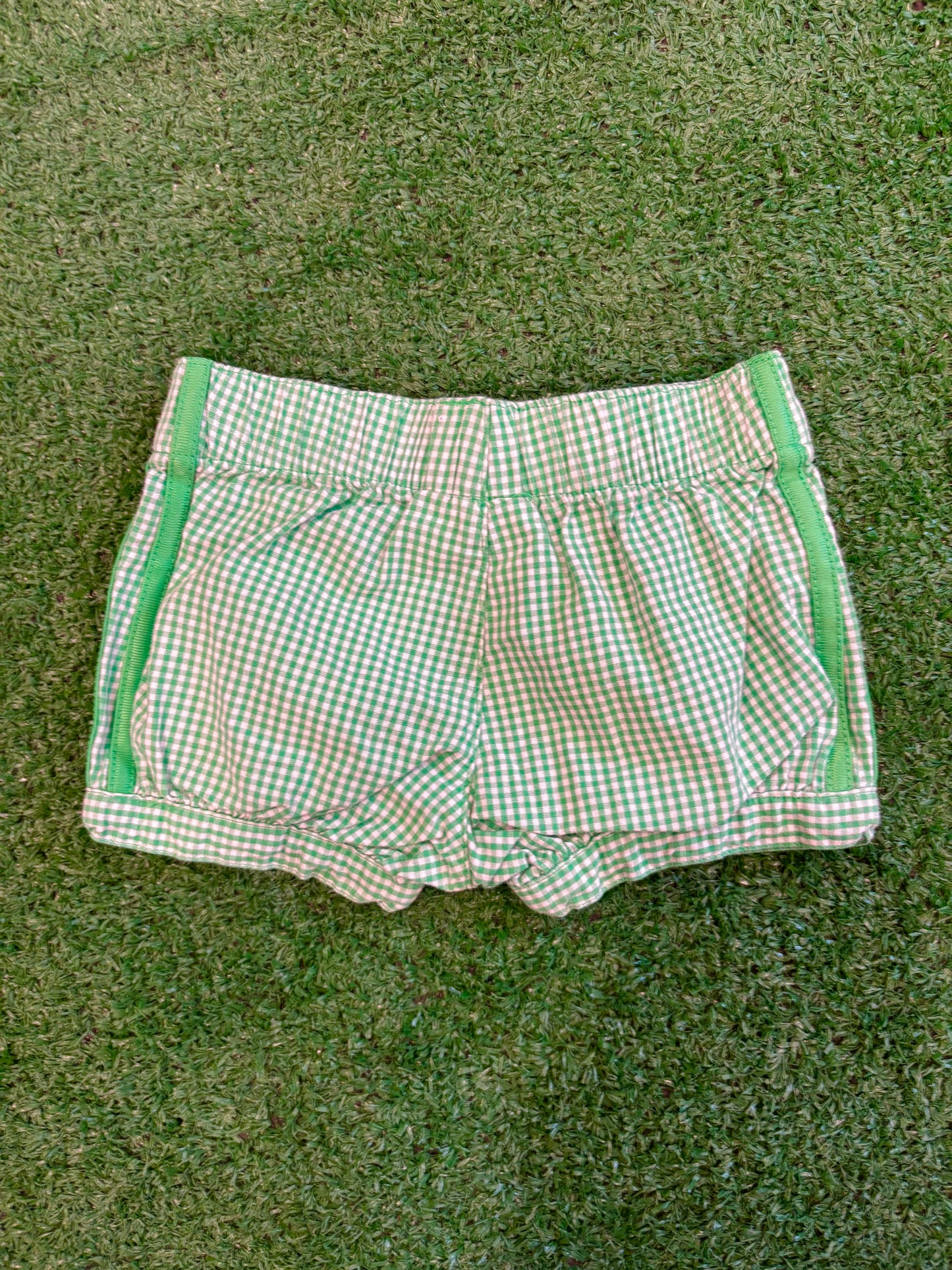 Kids Vintage Adidas Gingham Shorts (3MO)