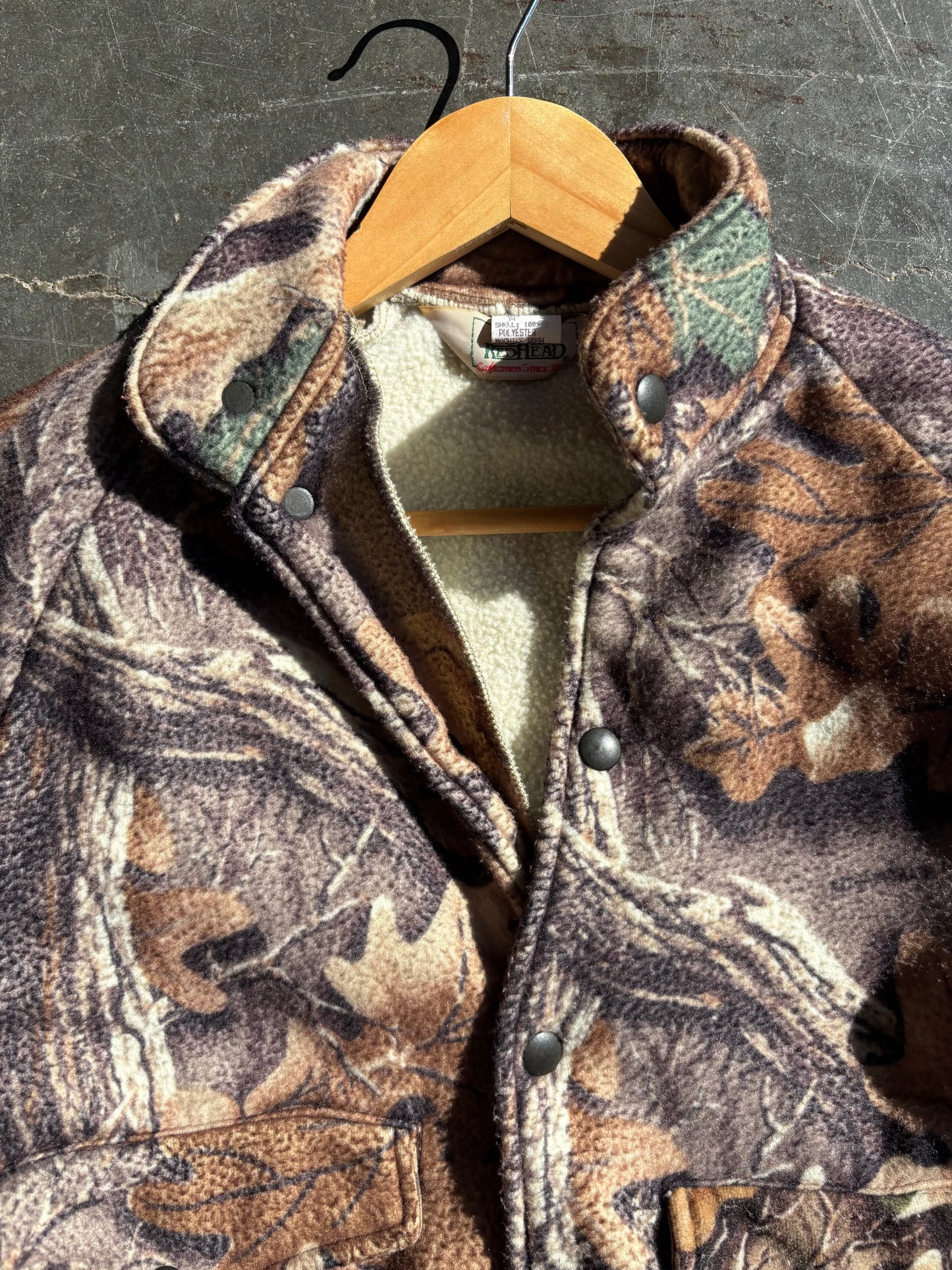 Vintage Camo Fleece Jacket (M)