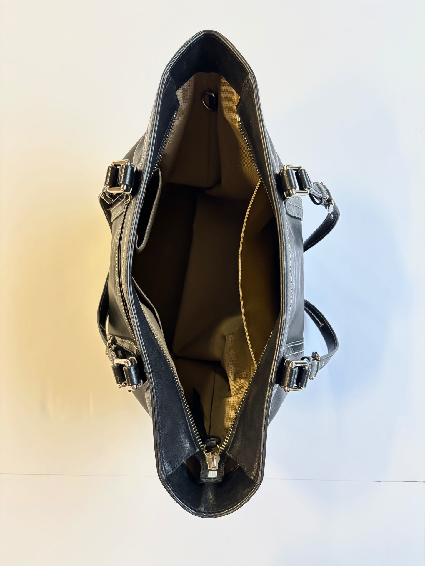 Vintage Leather Coach Shoulder Bag