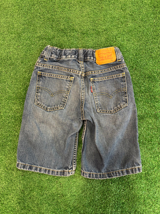 Kids Levi Denim Shorts (7T)
