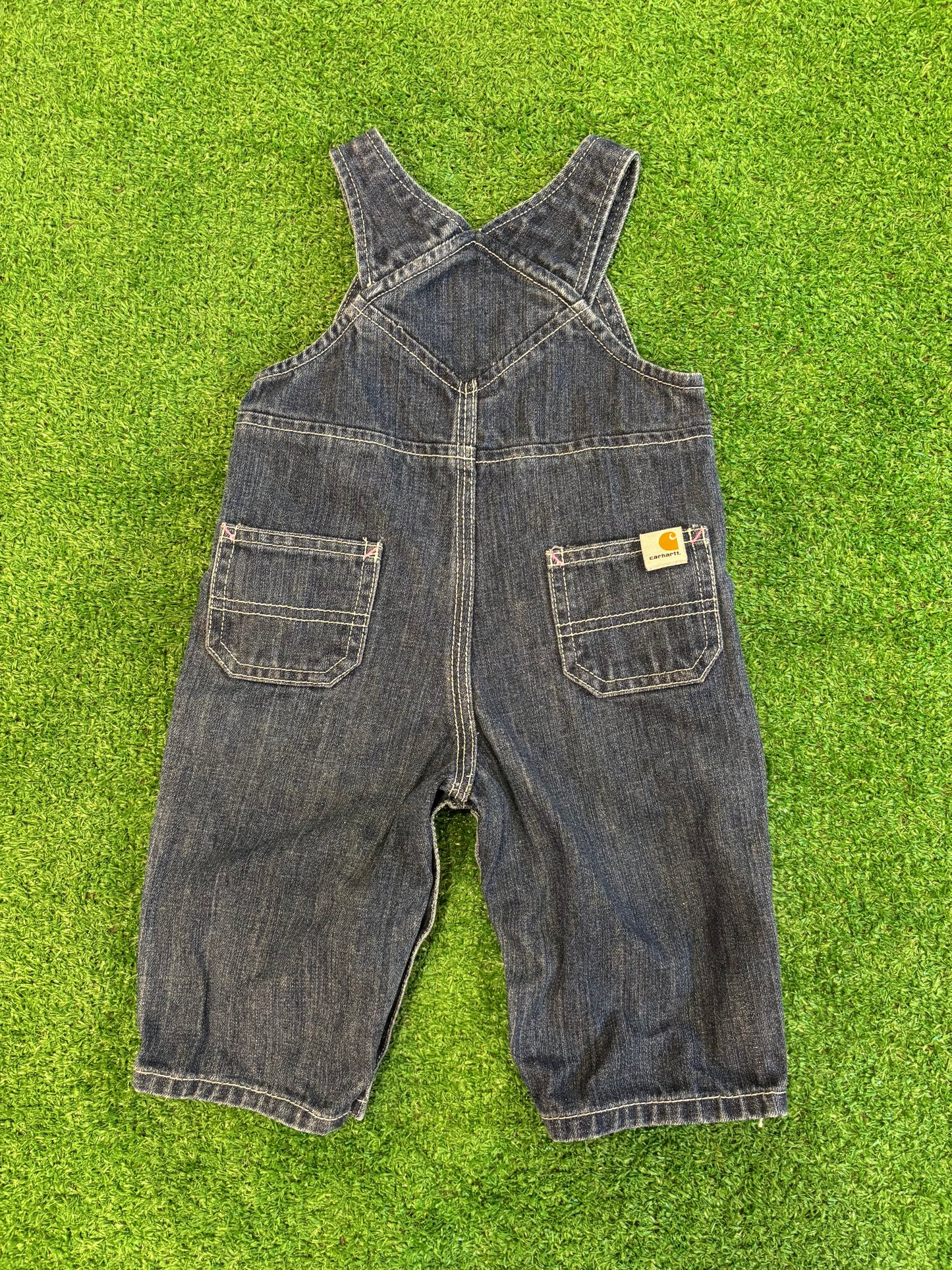 Kids Carhartt Floral Overalls (9MO)