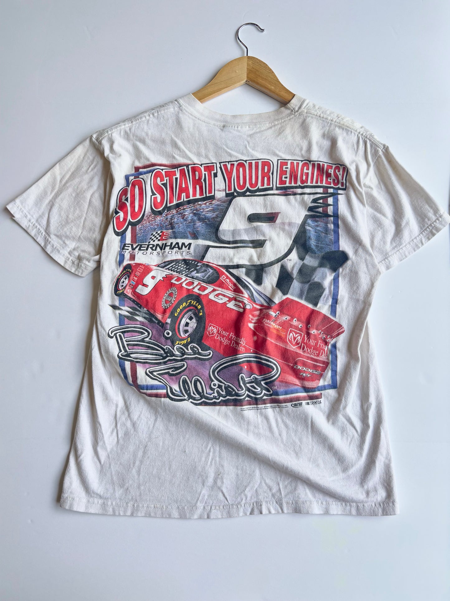 Vintage Nascar Dodge Double Side Tee (M)