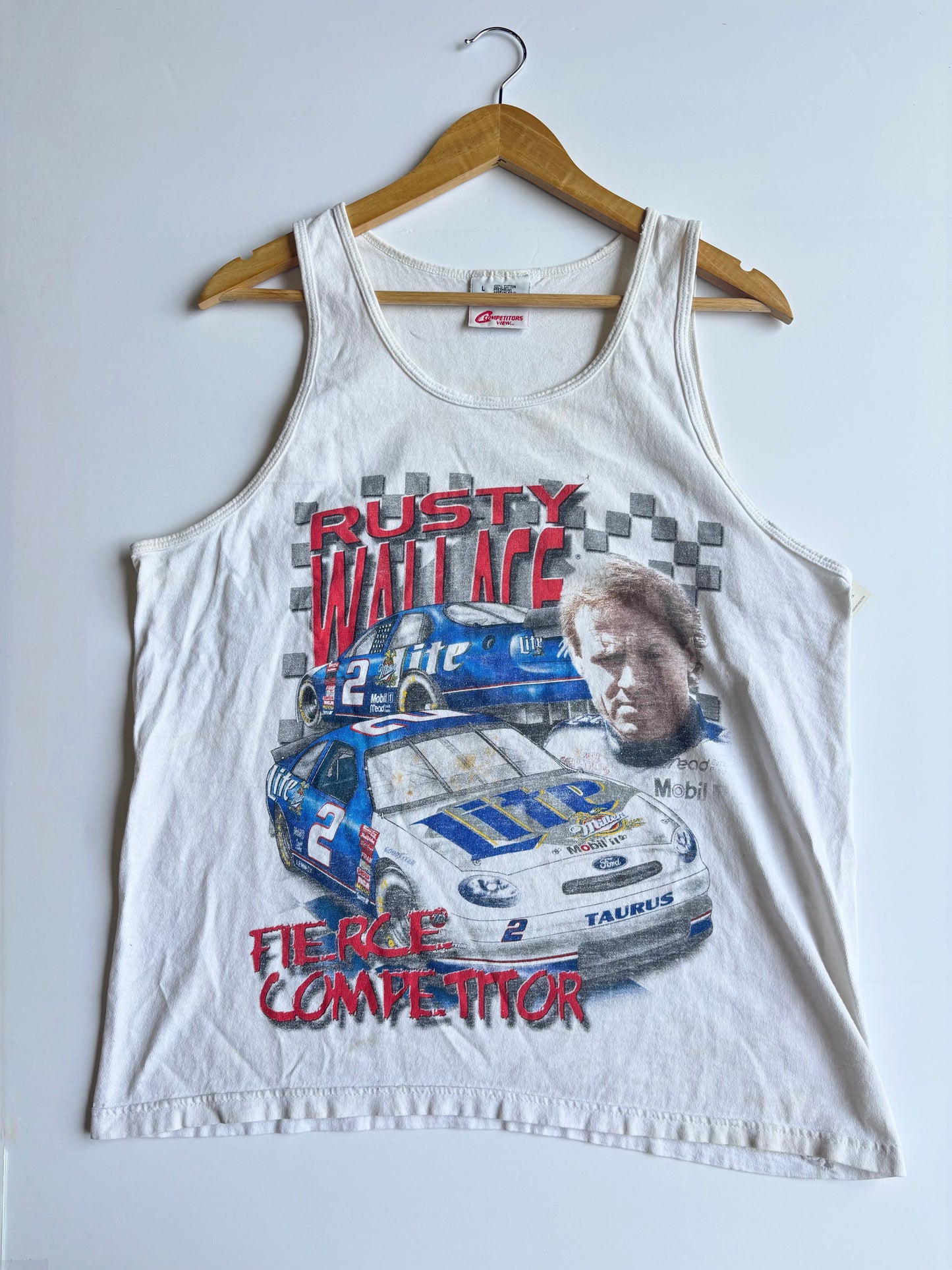 Vintage Nascar Miller Lite Tank (L)