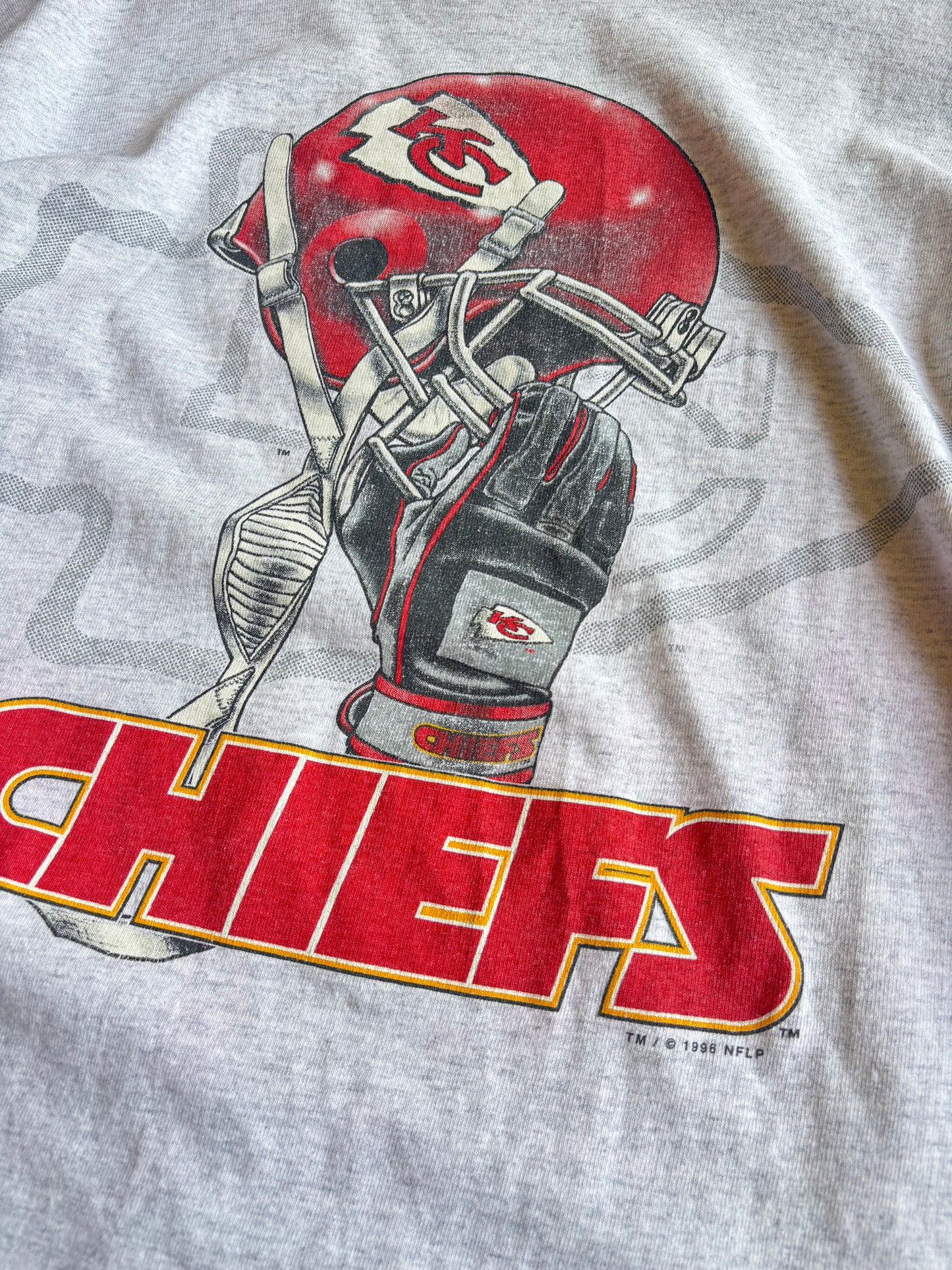 Vintage 90’s KC Chiefs Double Sided Long Sleeve (L)