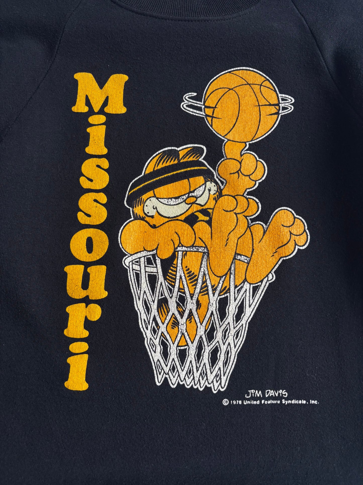 Vintage 1978 Missouri Garfield Crewneck (M)