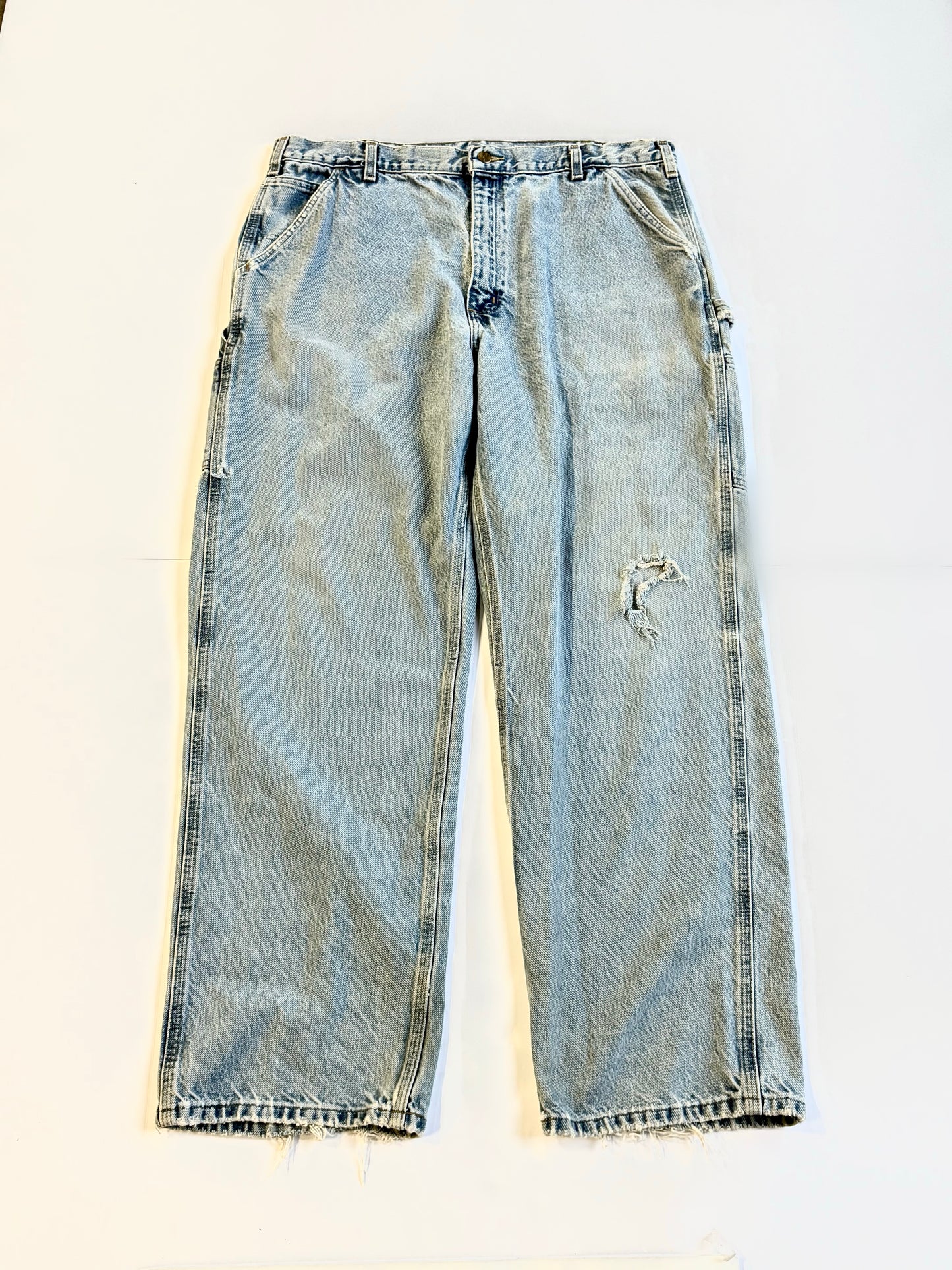 Vintage Carhartt Denim Carpenter Pants (38”x32”)