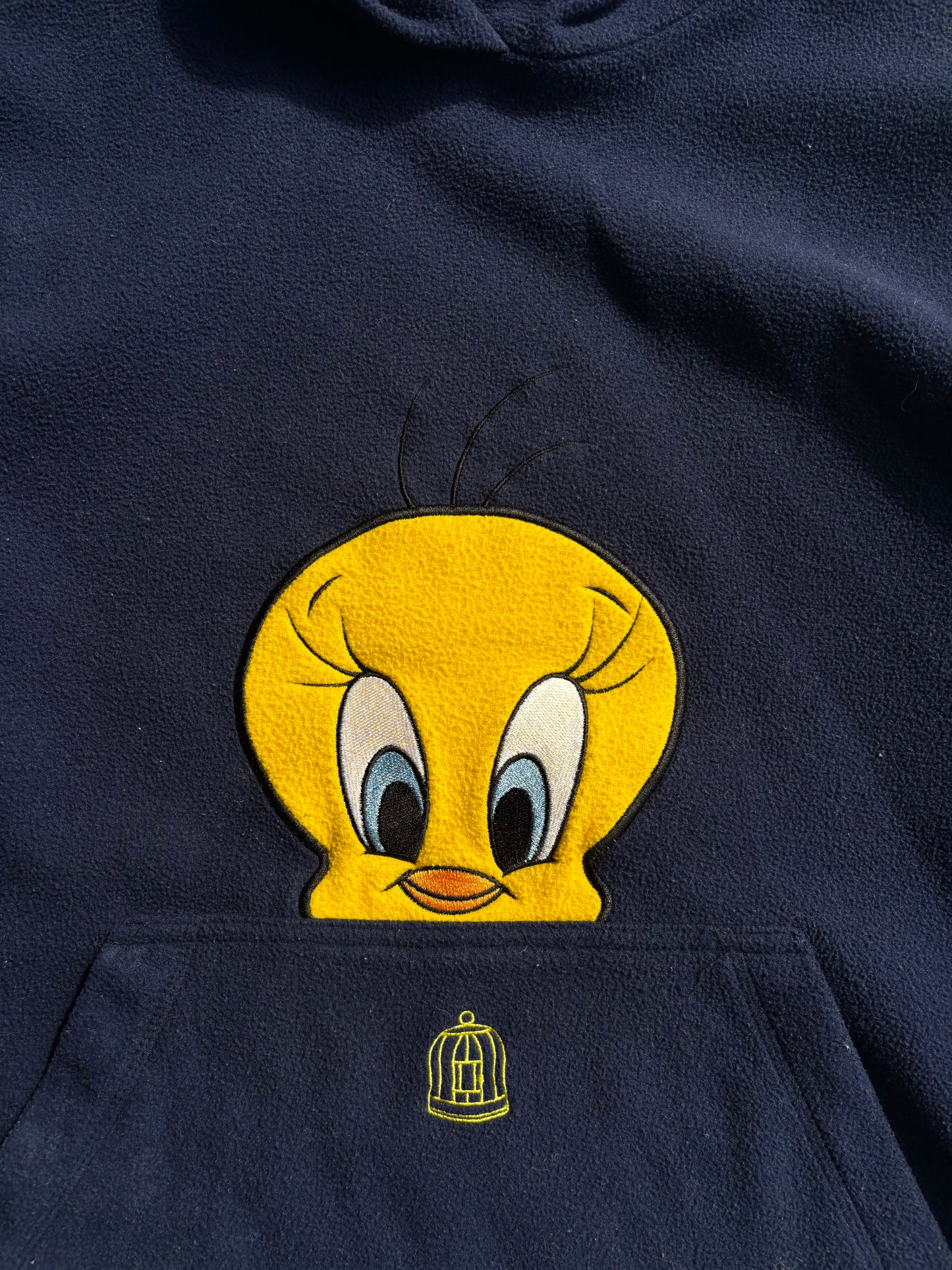 Vintage Tweety Bird Fleece Hoodie (XL)