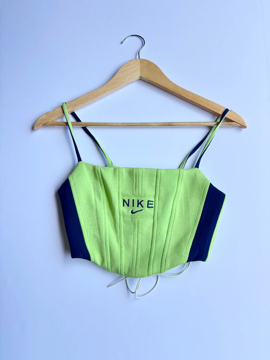 Reworked Reversible Nike Corset Top (S)