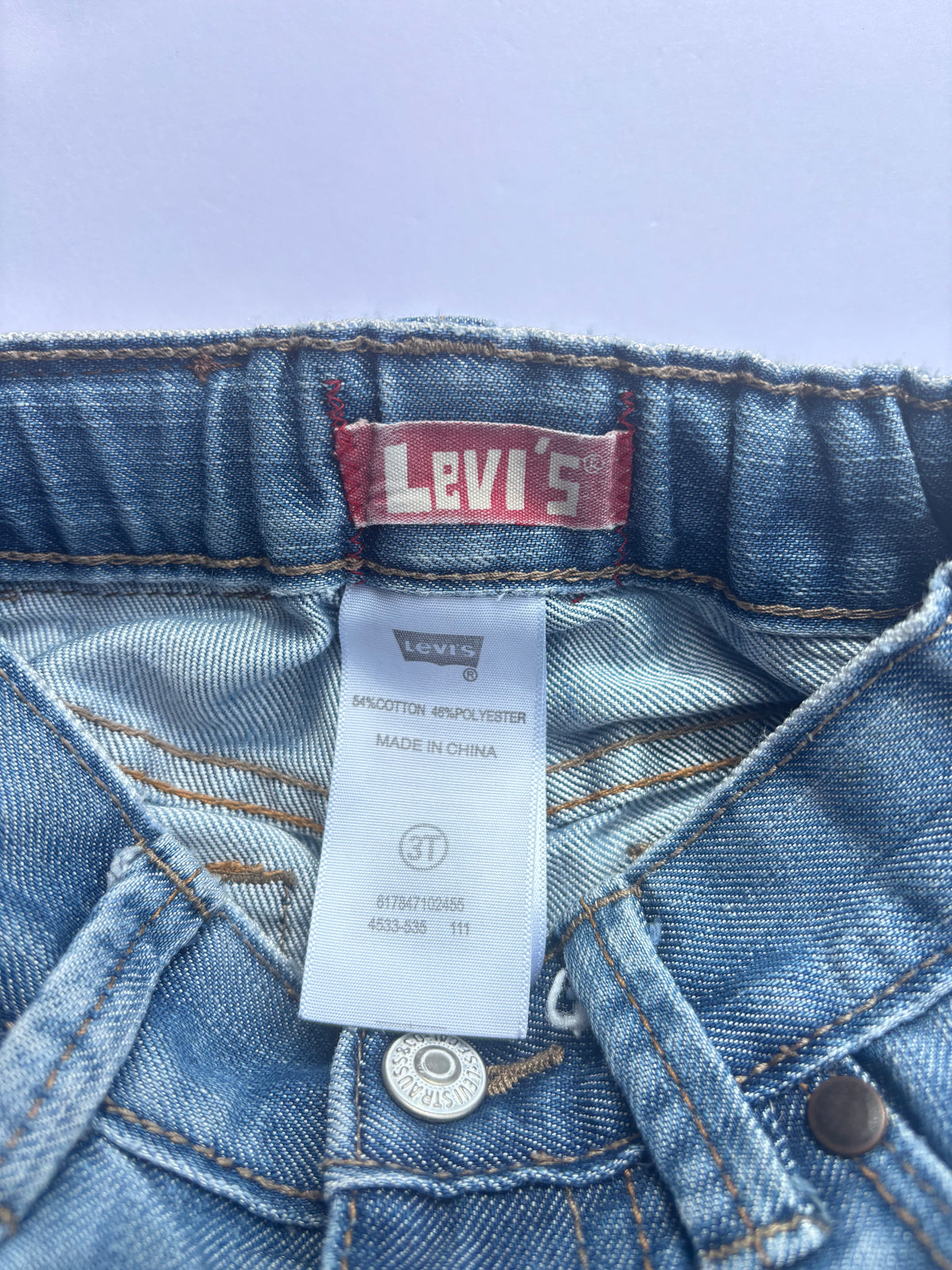 Kids Levi Denim Shorts (3T)
