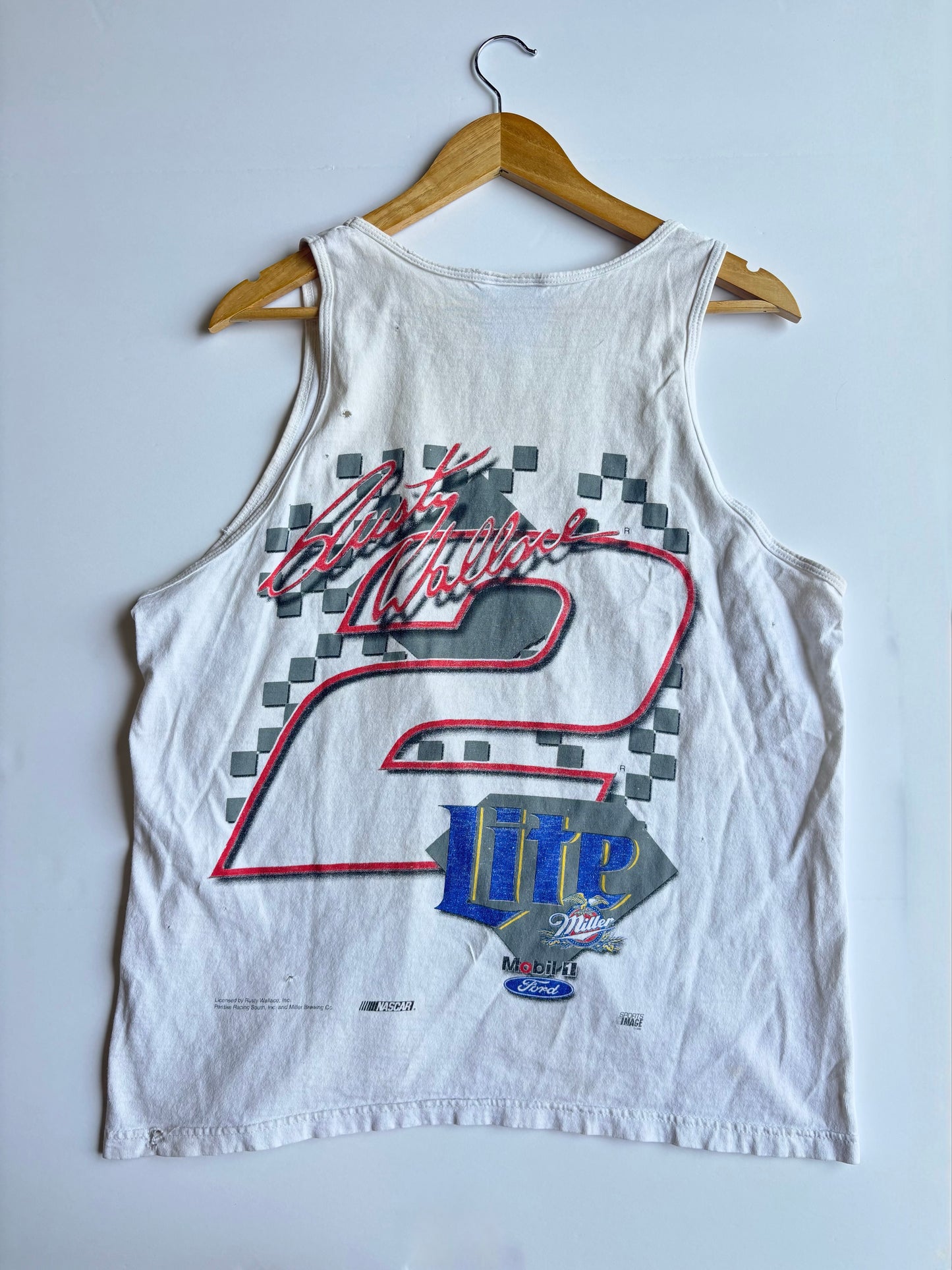 Vintage Nascar Miller Lite Tank (L)