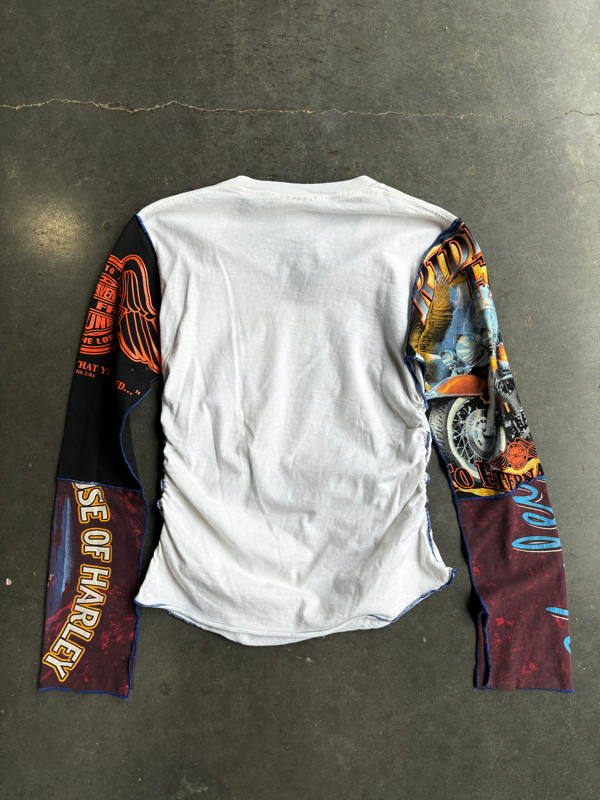 Women’s Vintage Reworked Harley Long Sleeve Top (S)