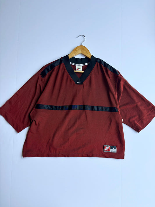 Reworked Vintage Nike Cropped Jersey (L)