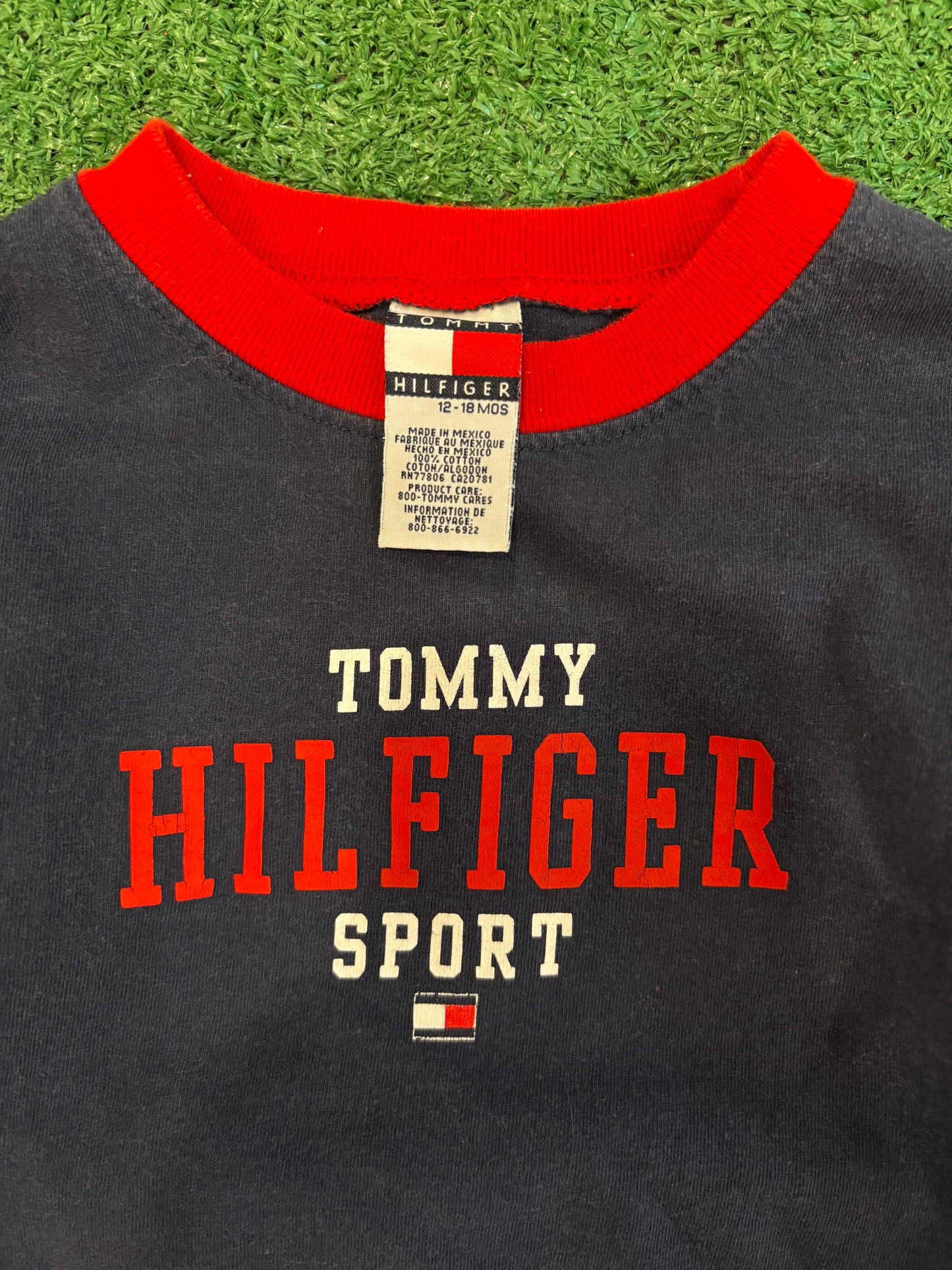 Kids Vintage Tommy Hilfiger Long Sleeve (18MO)