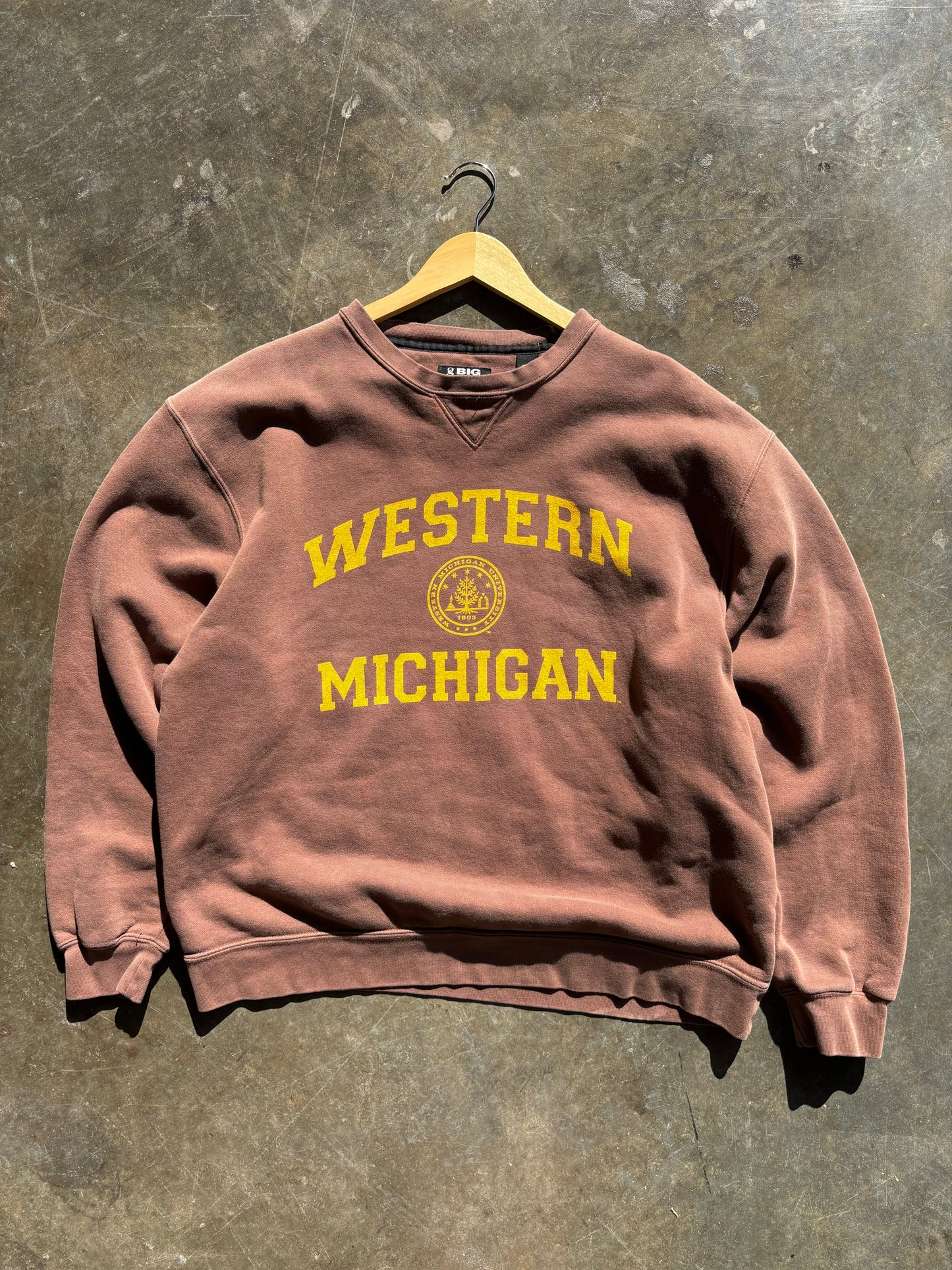 Vintage Western Michigan Brown Crewneck (XL)