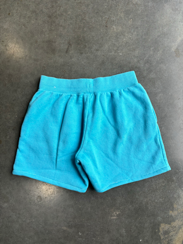 Reworked Blue Nike Sweatshorts (XS)