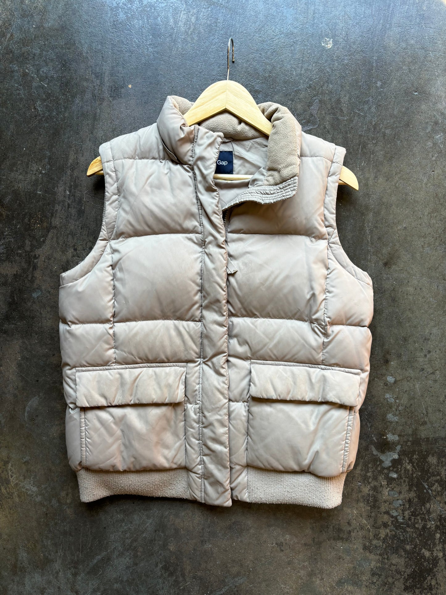 Vintage Tan GAP Vest (L)