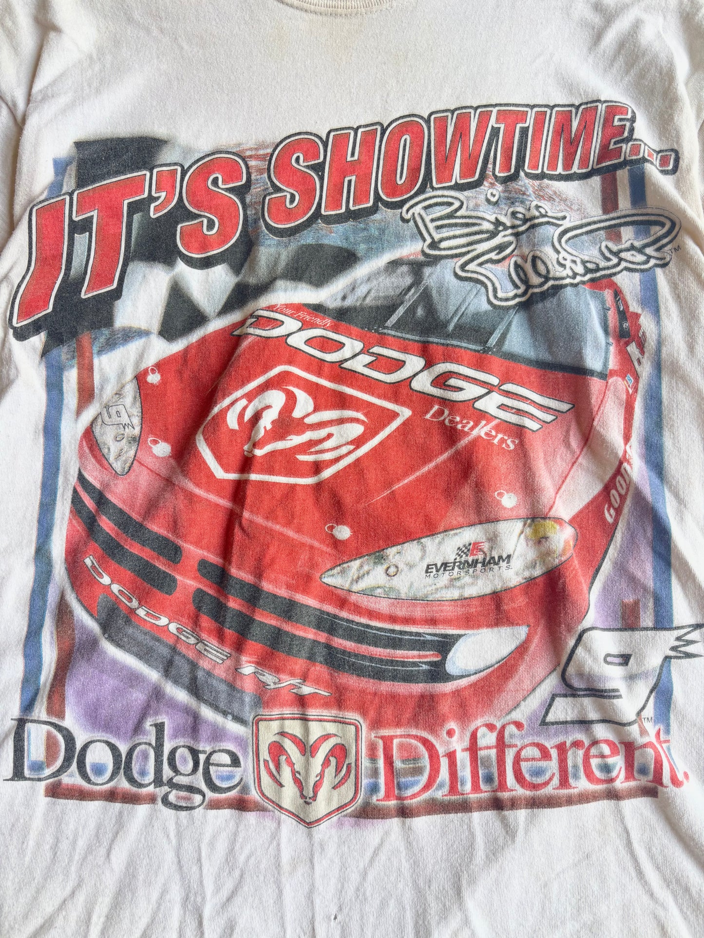Vintage Nascar Dodge Double Side Tee (M)