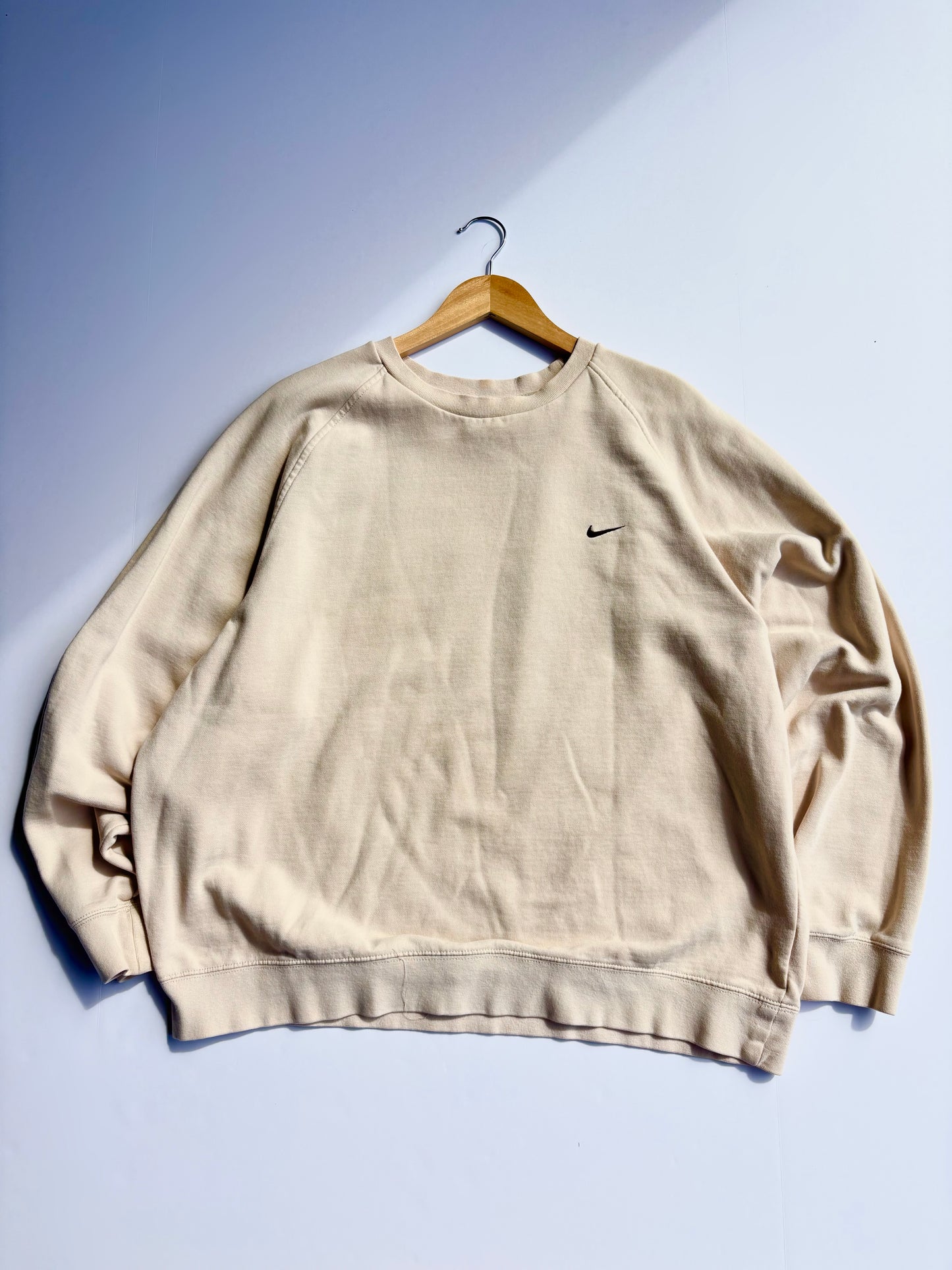 Vintage Nike Cream Crewneck (XL)