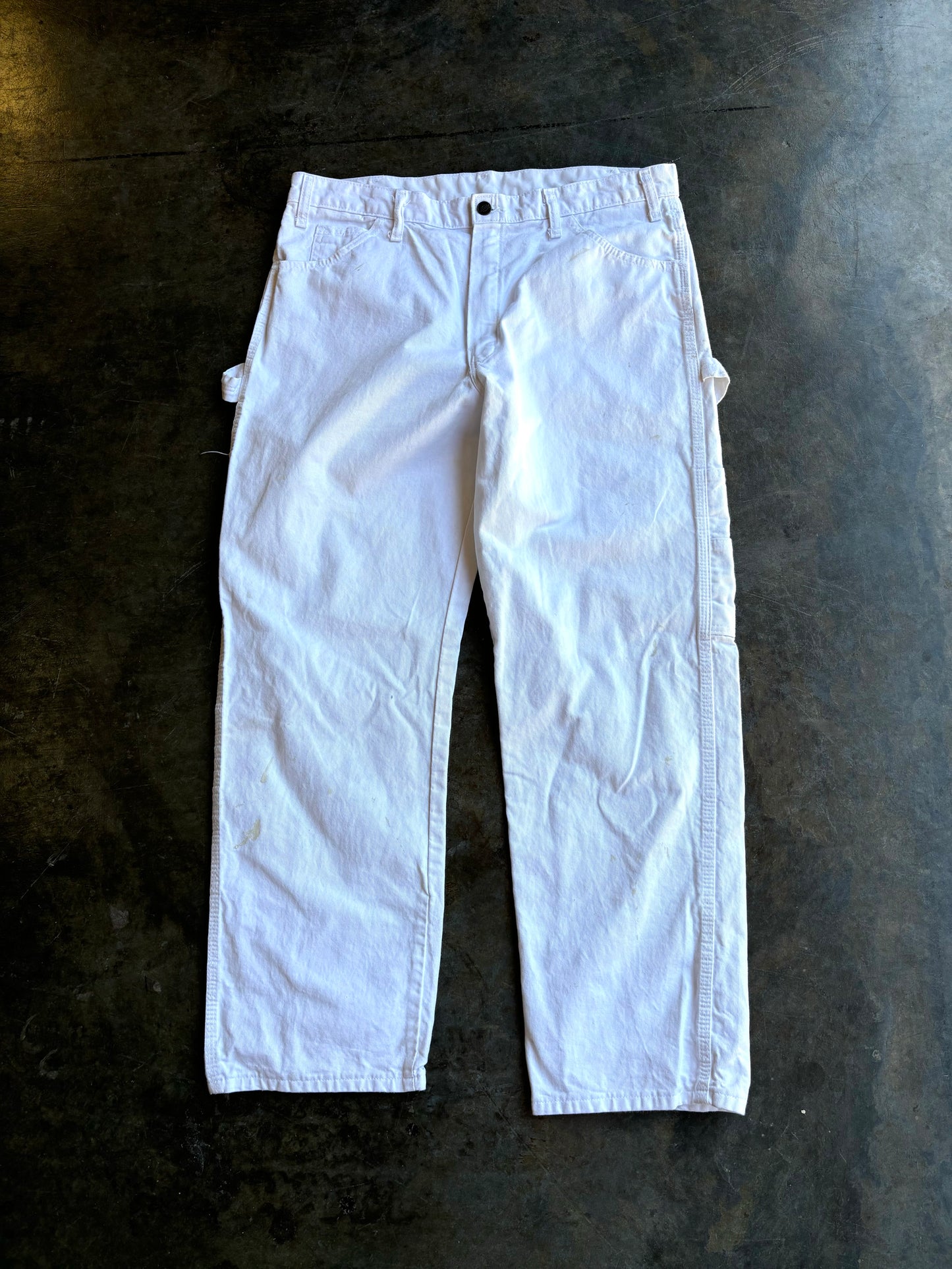 Vintage White Dickies Carpenter Pants (36”x30”)