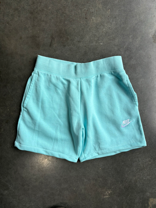 Reworked Teal Nike Sweatshorts (S)