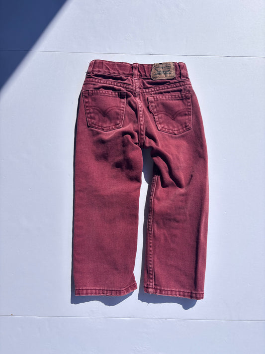 Kids Vintage Red Wash Levi’s (3T)