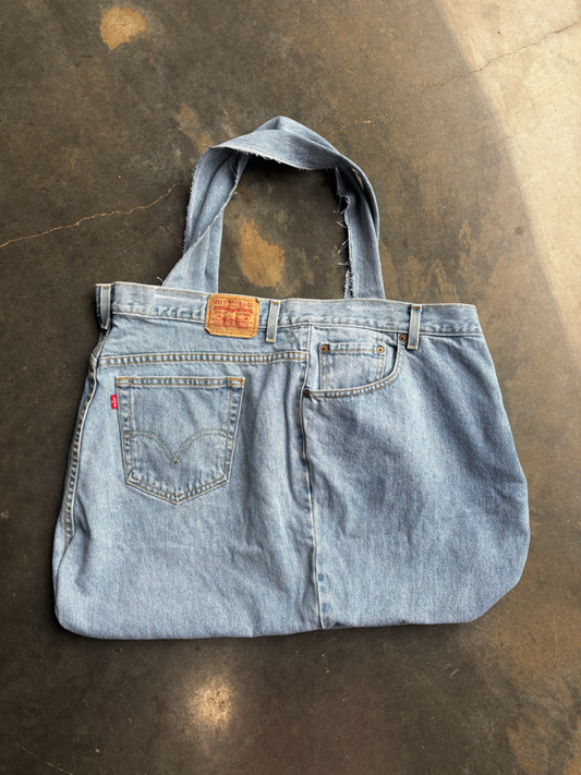 Reworked Levi Denim Tote Bag