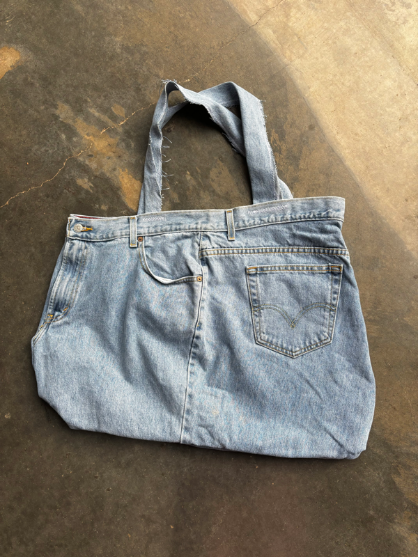 Reworked Levi Denim Tote Bag