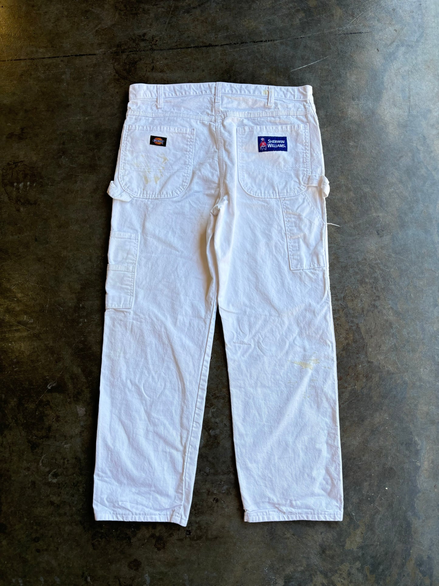 Vintage White Dickies Carpenter Pants (36”x30”)