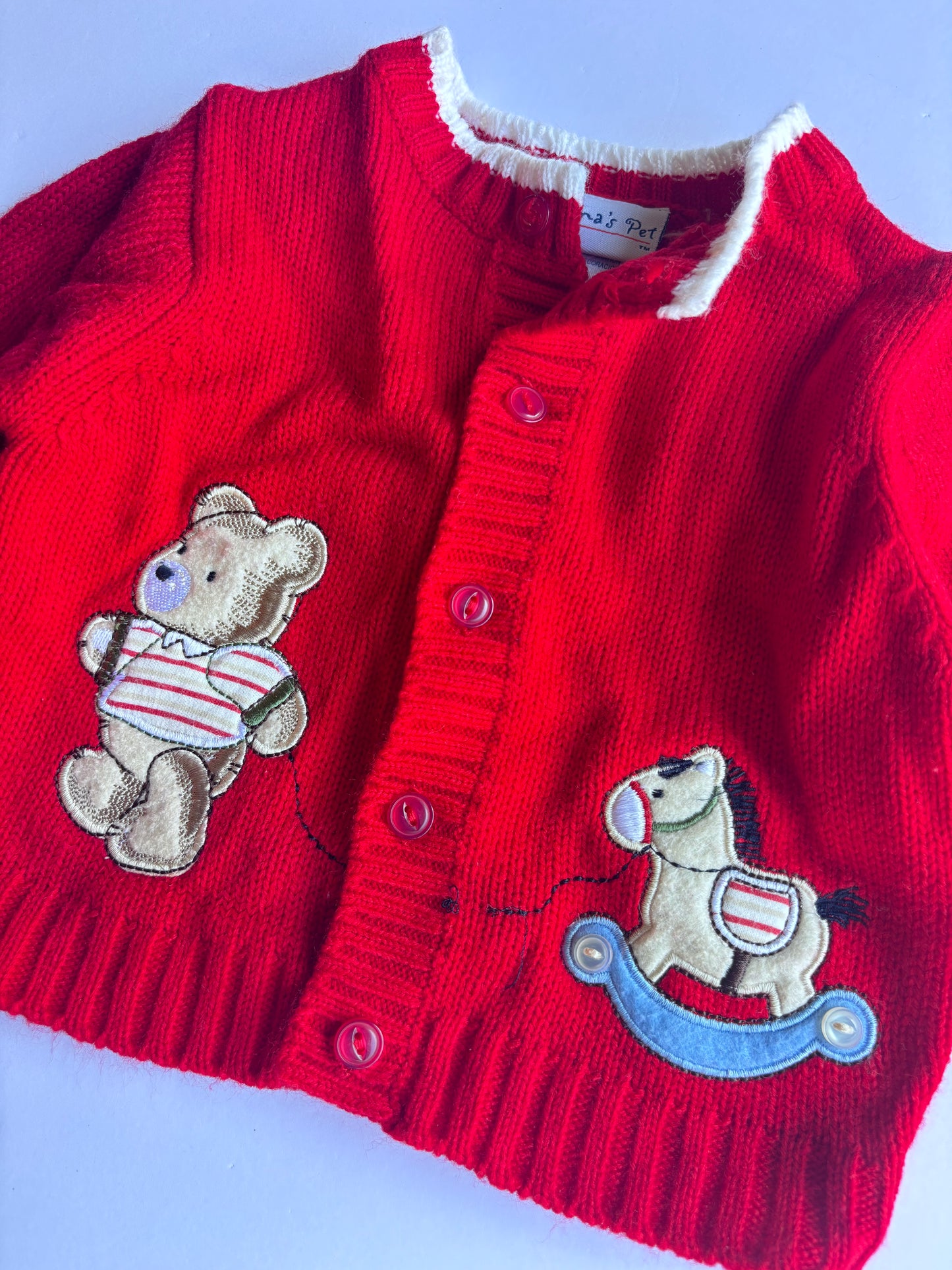 Kids Vintage Patchwork Toy Sweater (6mo)