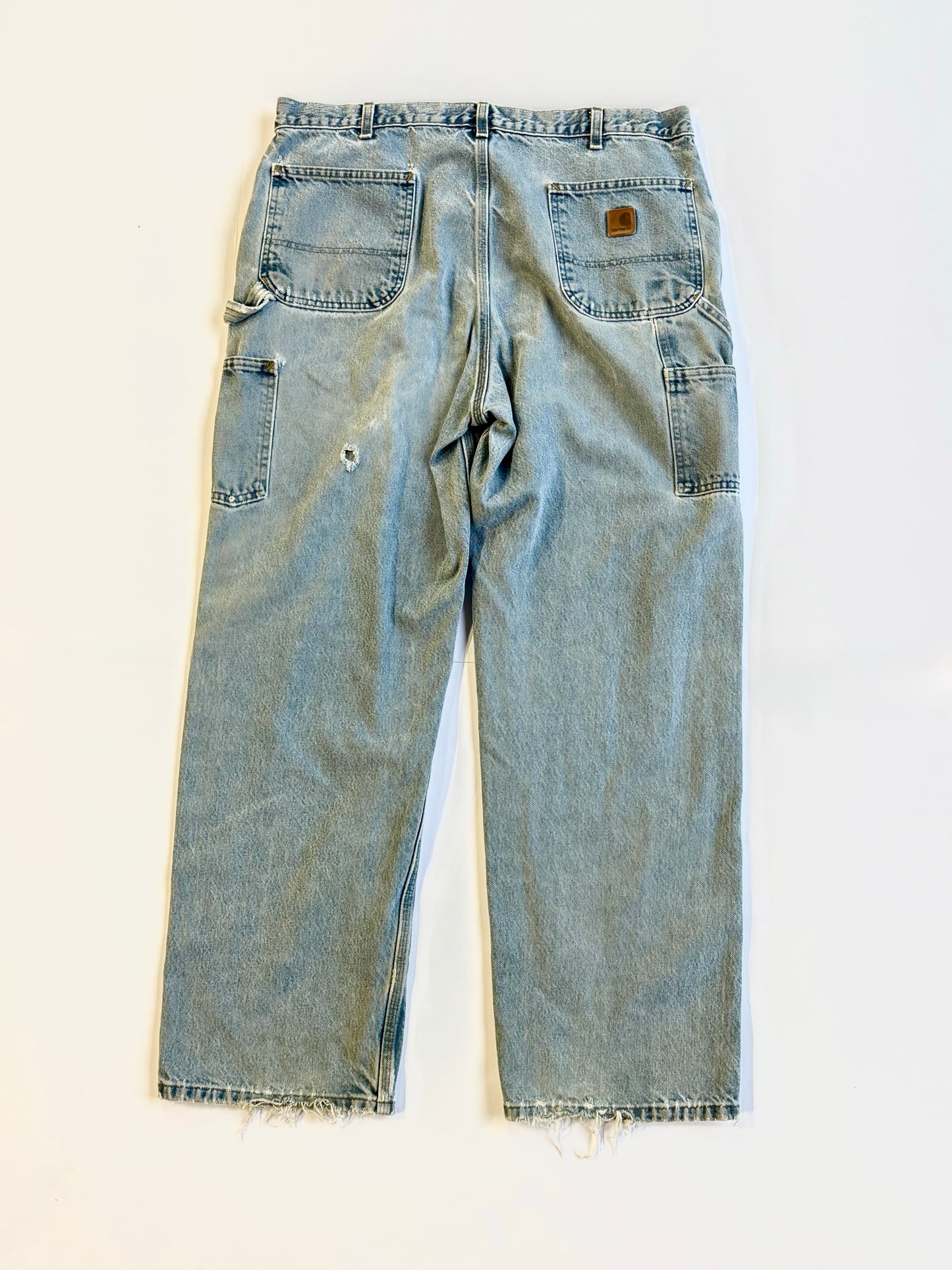 Vintage Carhartt Denim Carpenter Pants (38”x32”)