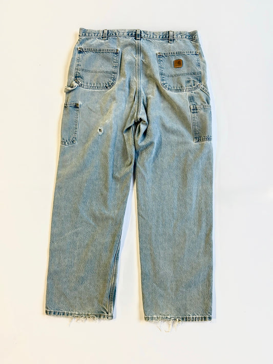 Vintage Carhartt Denim Carpenter Pants (38”x32”)