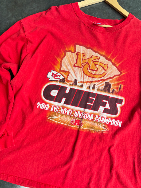 Vintage 2003 KC Chiefs Long Sleeve (L)