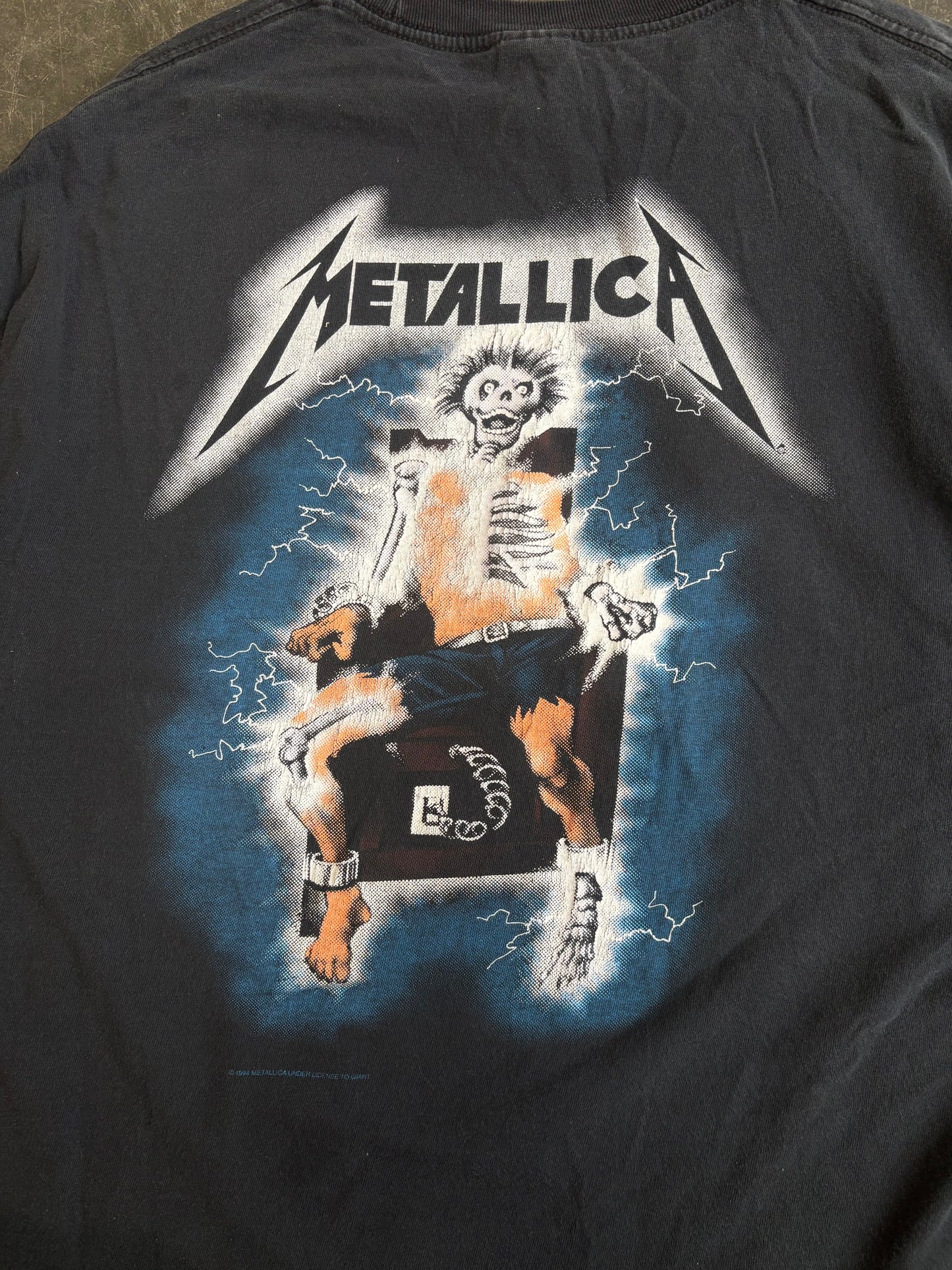 Vintage Metallica Ride the Lightning Tee (XL)