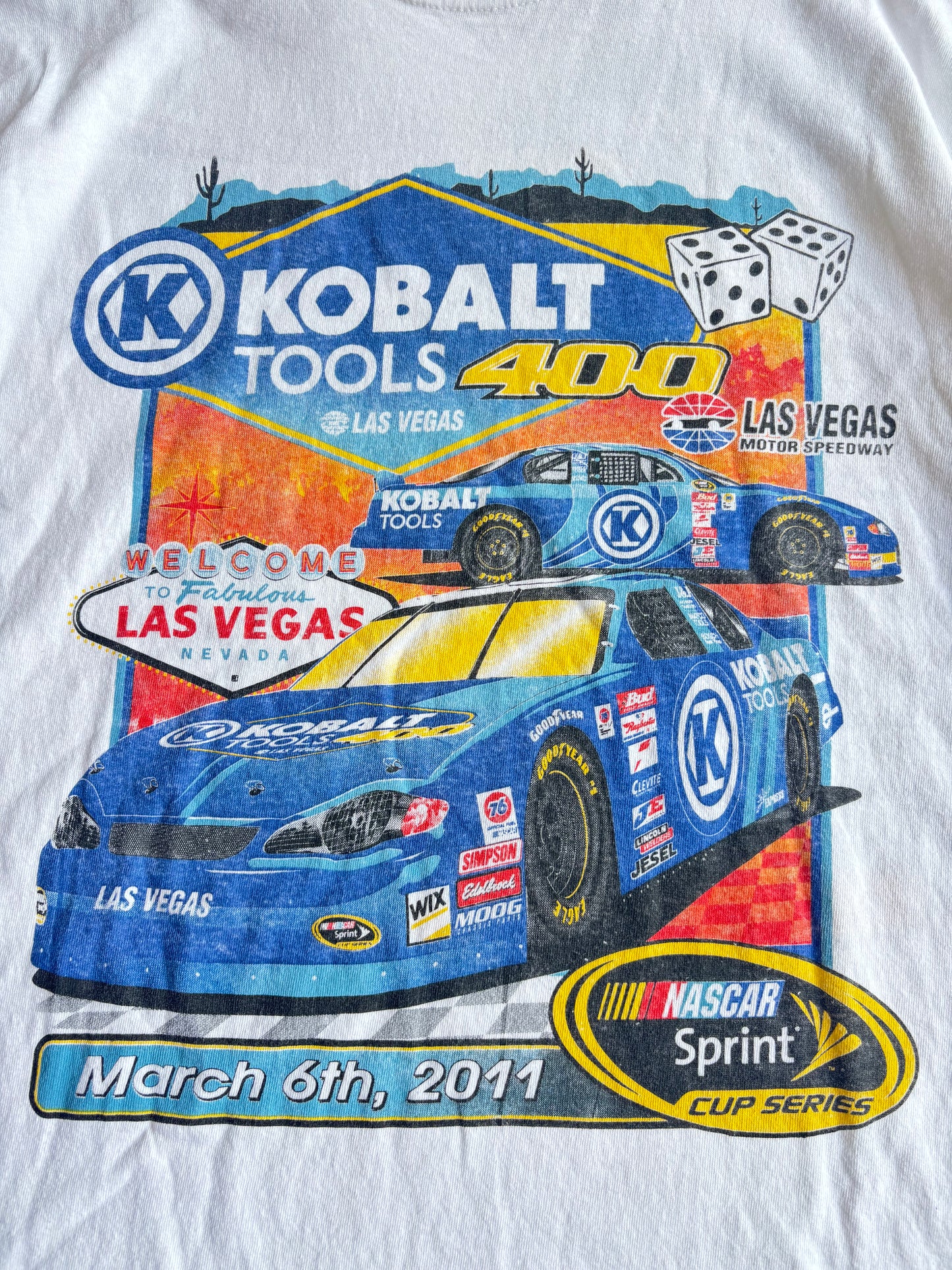 Vintage Nascar Double Side Tee (L)