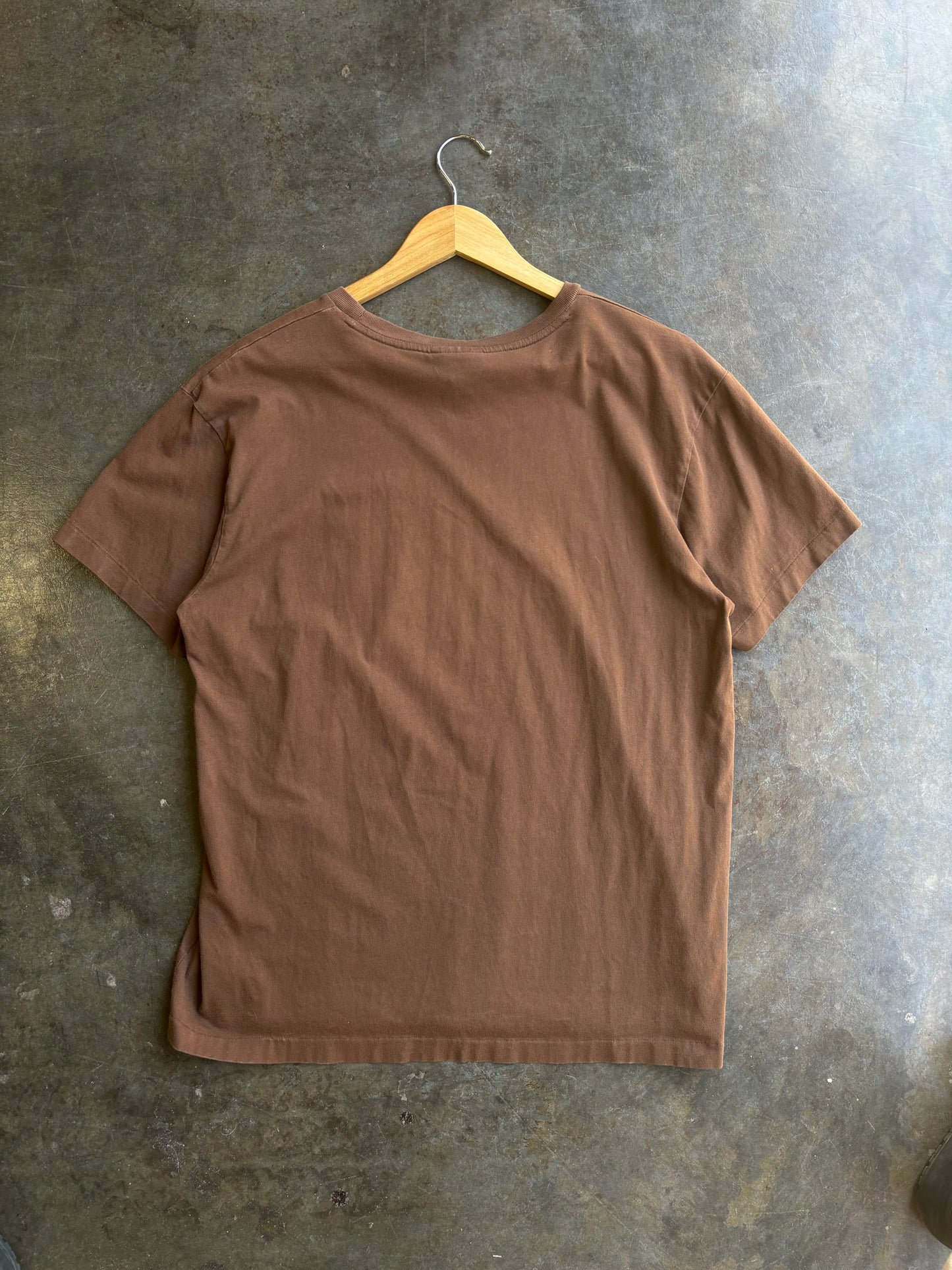 Vintage Brown Polo Pocket Tee (M)