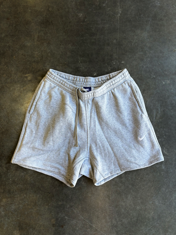 Reworked Gray Nike Sweatshorts (XL)