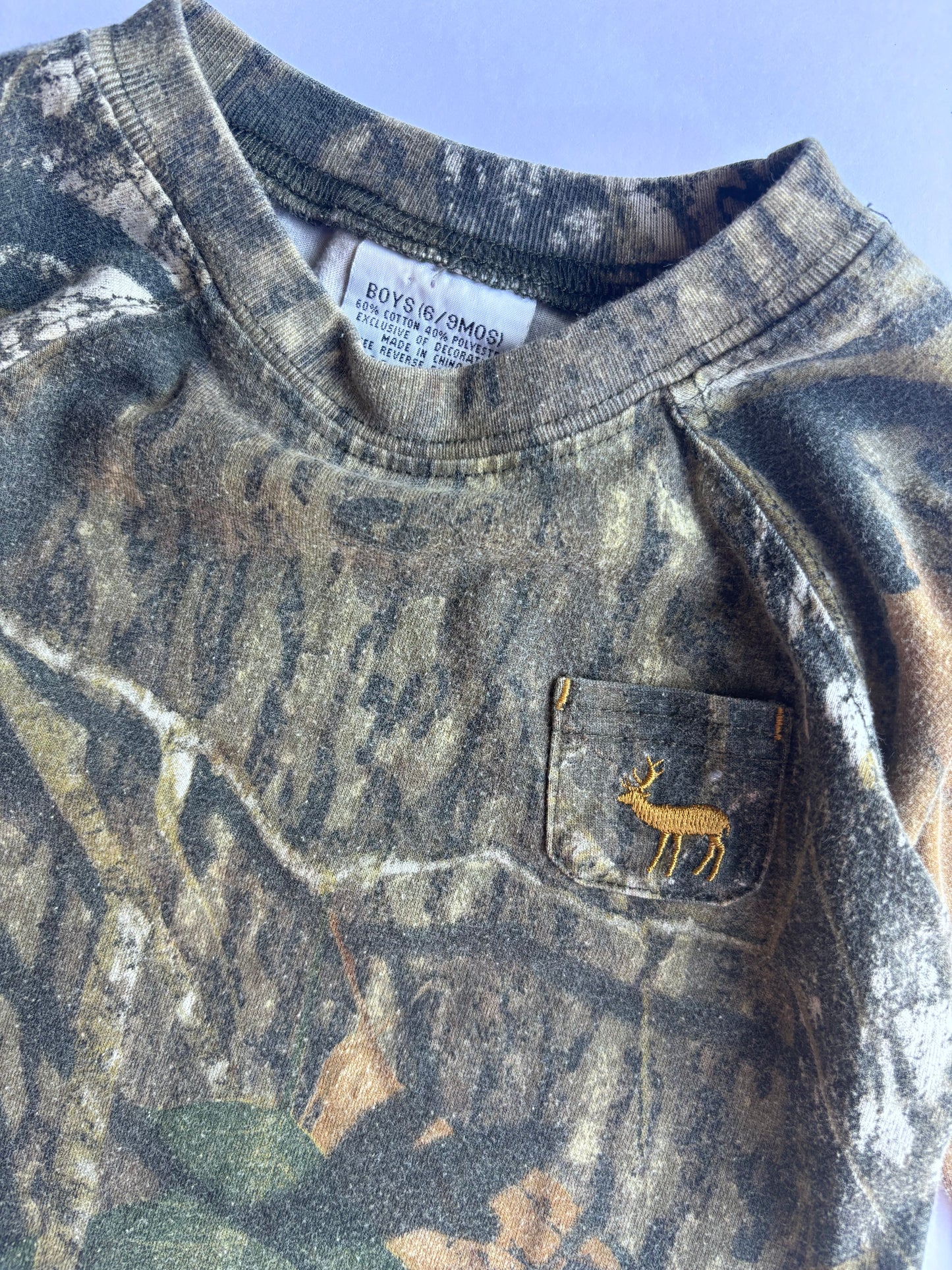Kids Vintage Camo Long Sleeve (6-9mo)